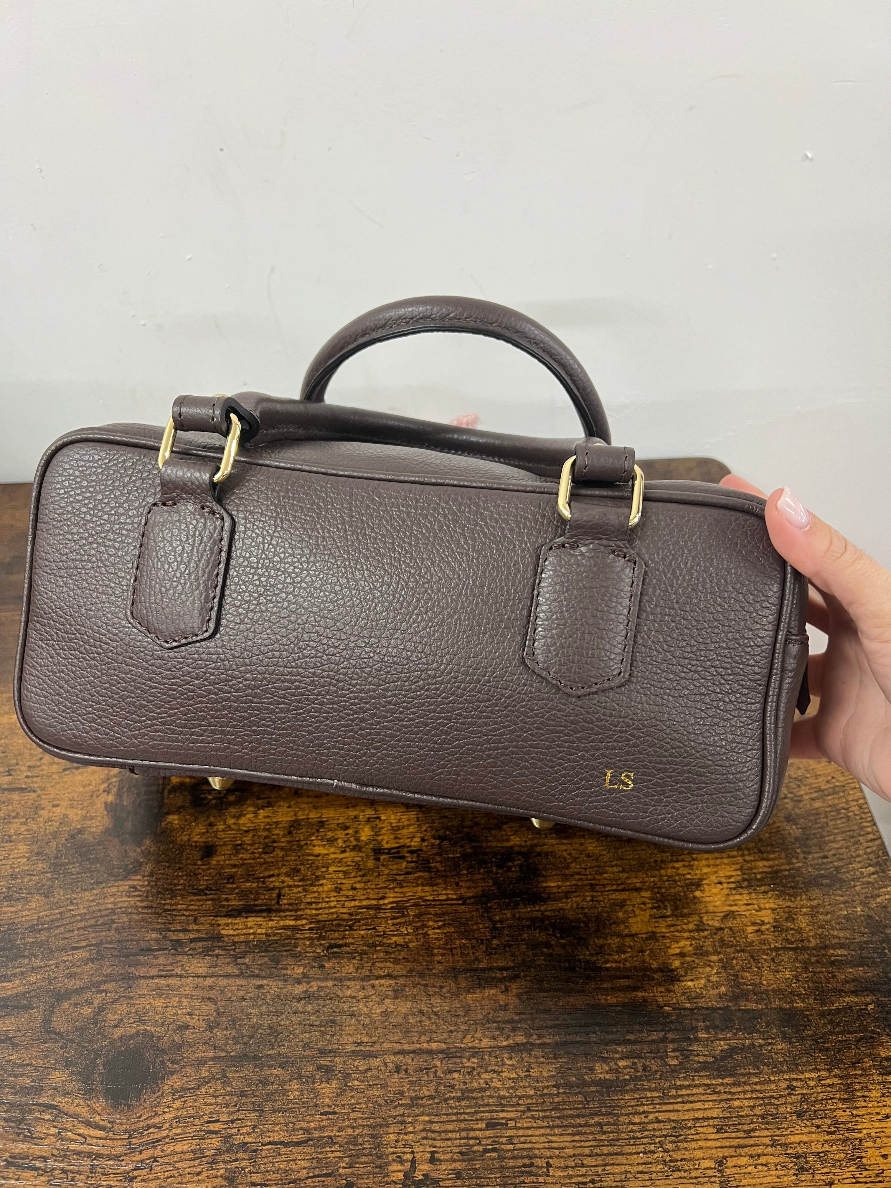 Bauletto rettangolare testa di moro