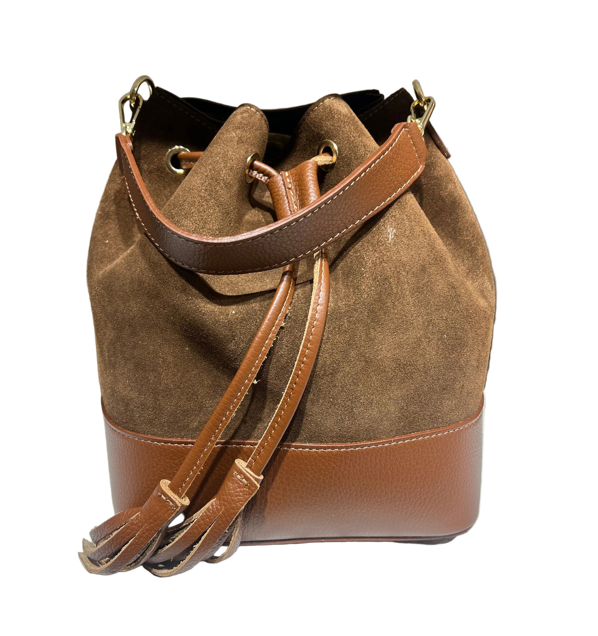 Sacchetto mini frange suede