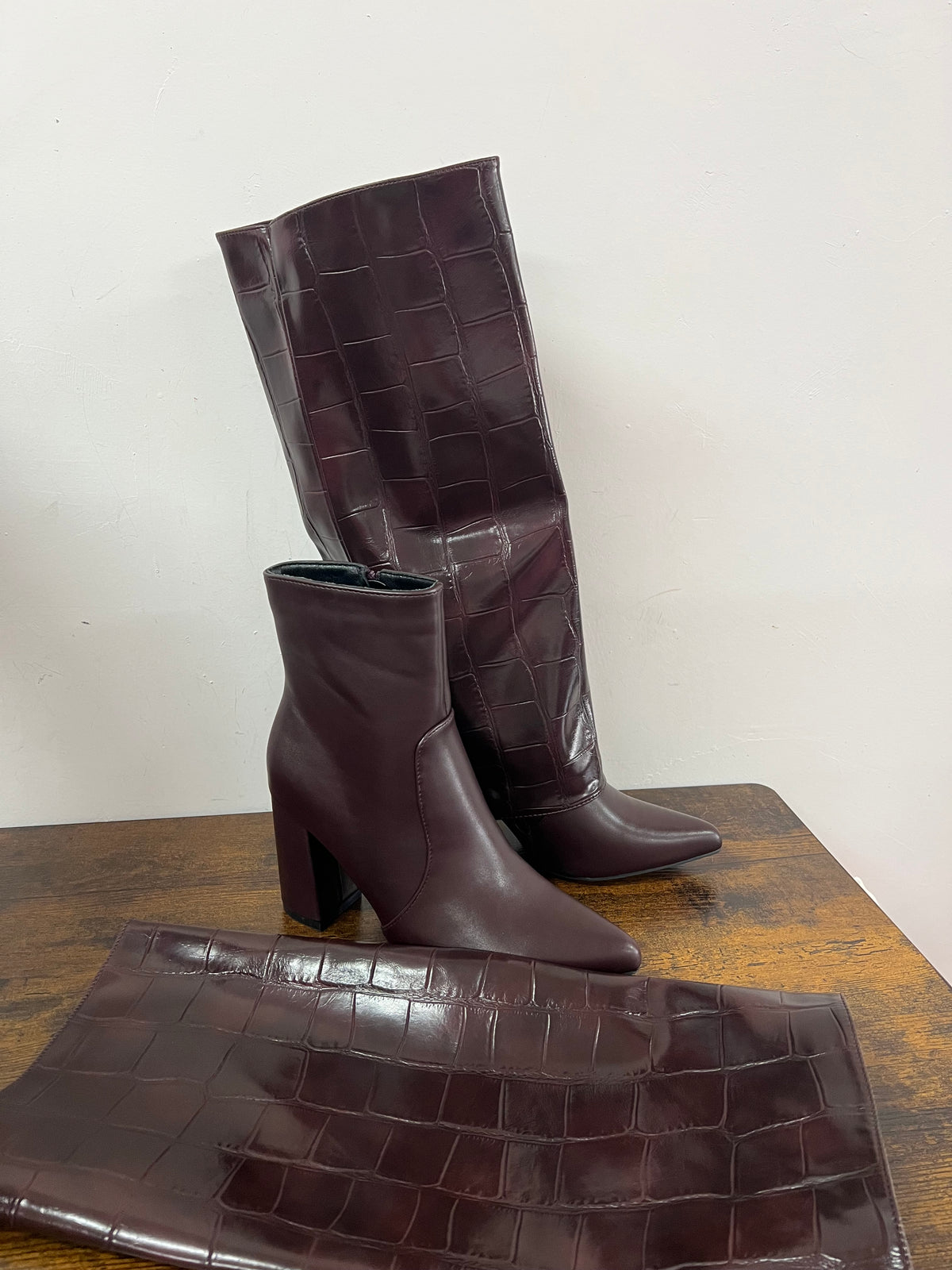 Stivale cocco double burgundy