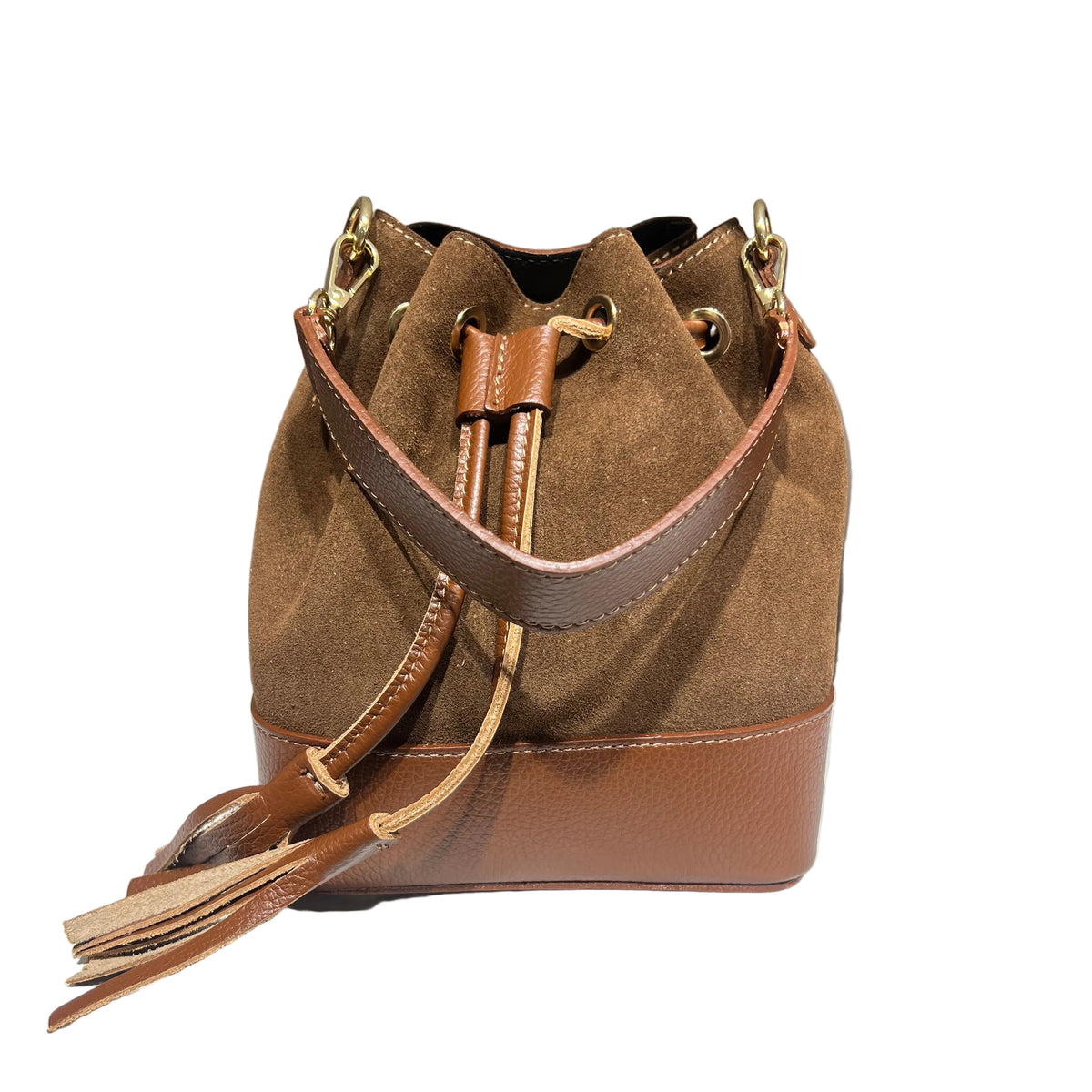 Sacchetto mini frange suede