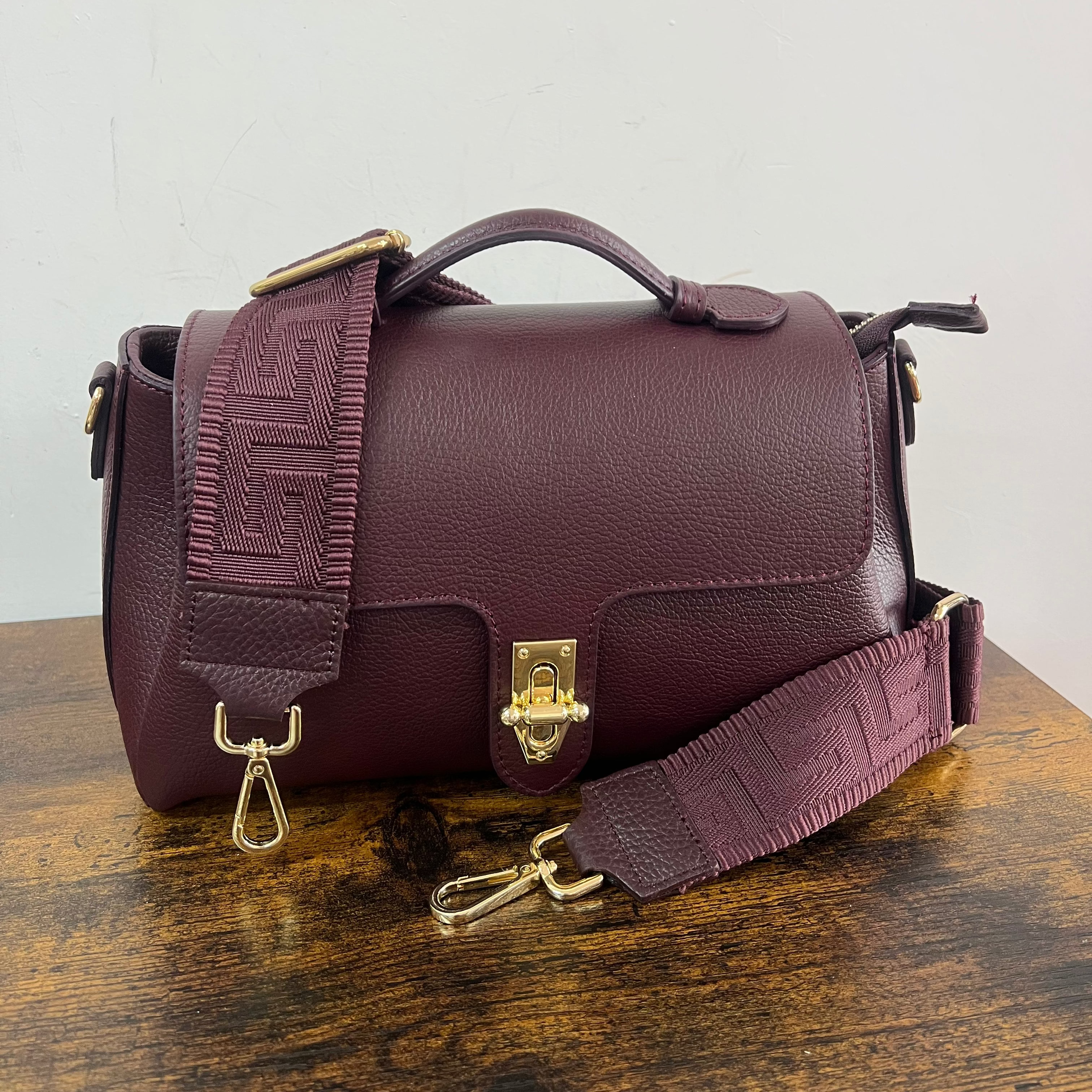 Tracolla greek total bordeaux