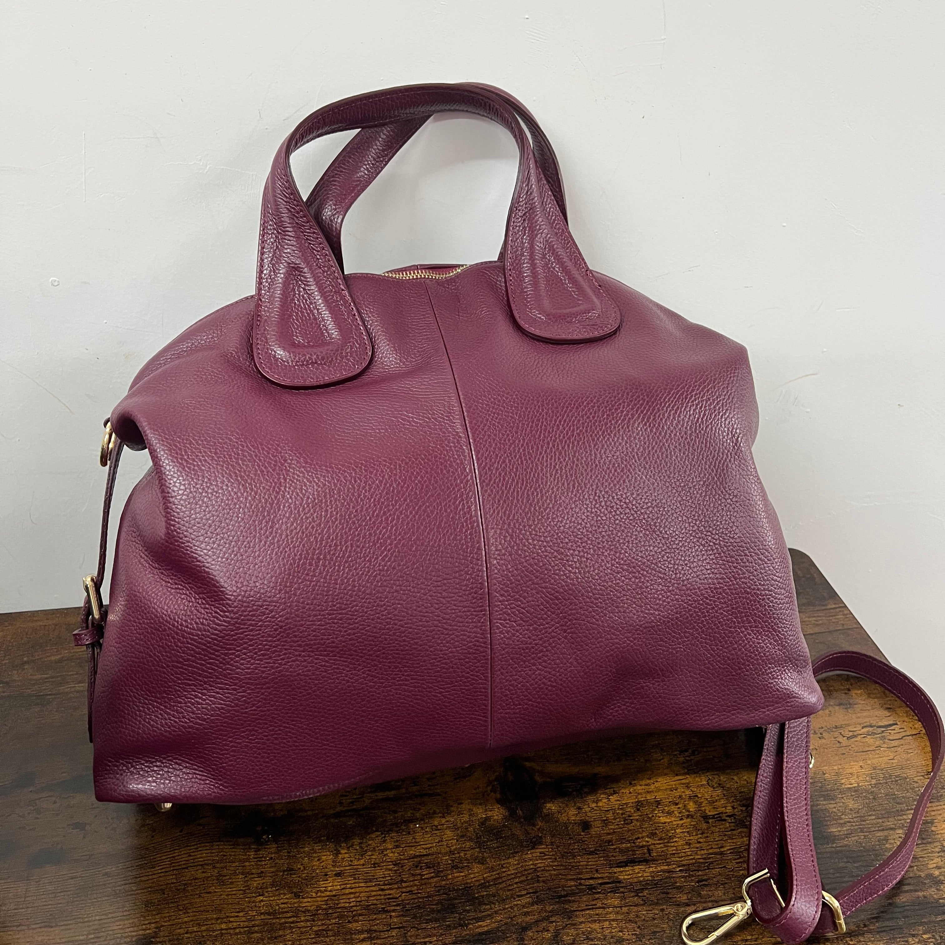 Tote bag Cassandra amaranto