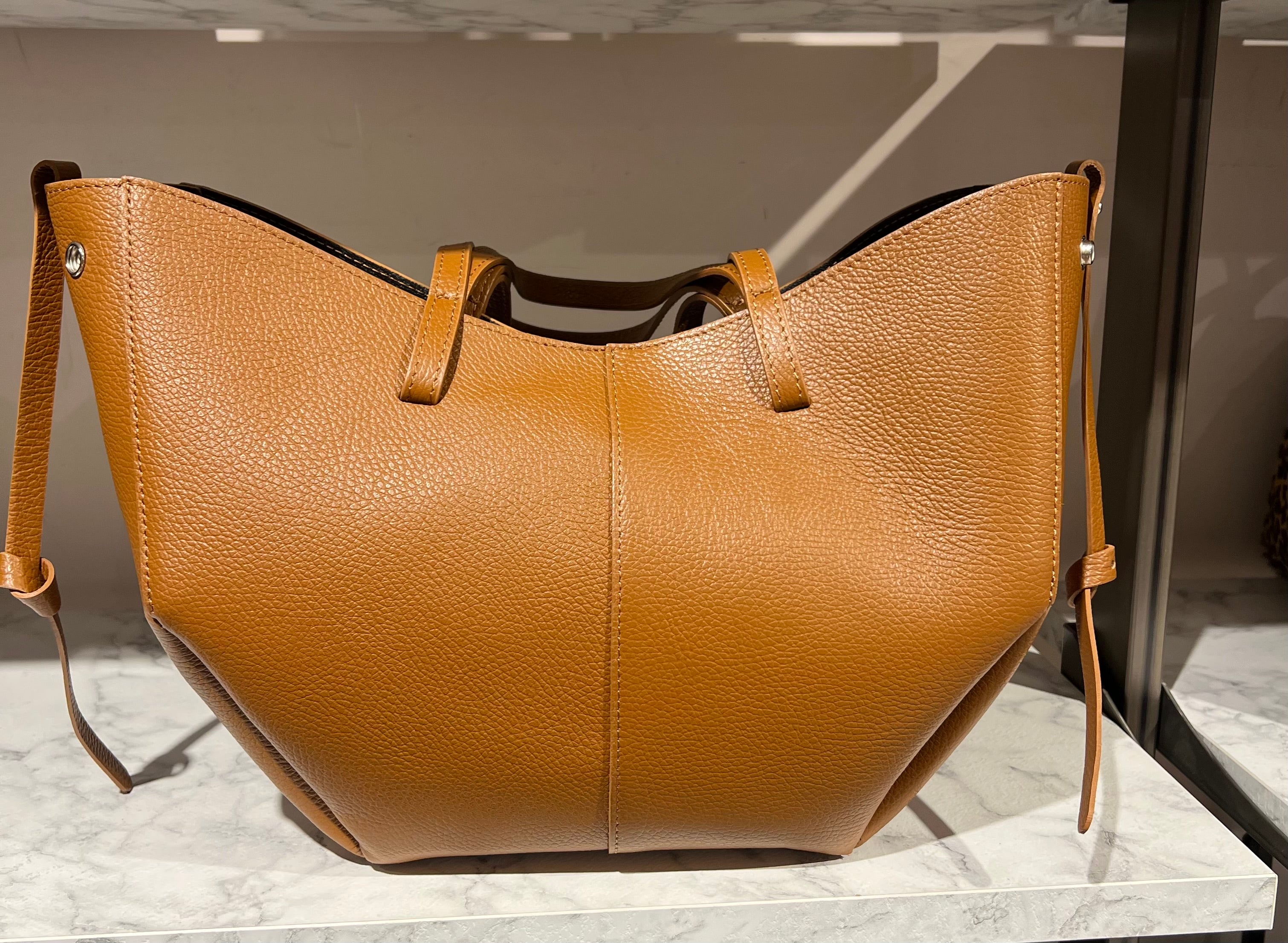Shopper LILI cuoio scuro