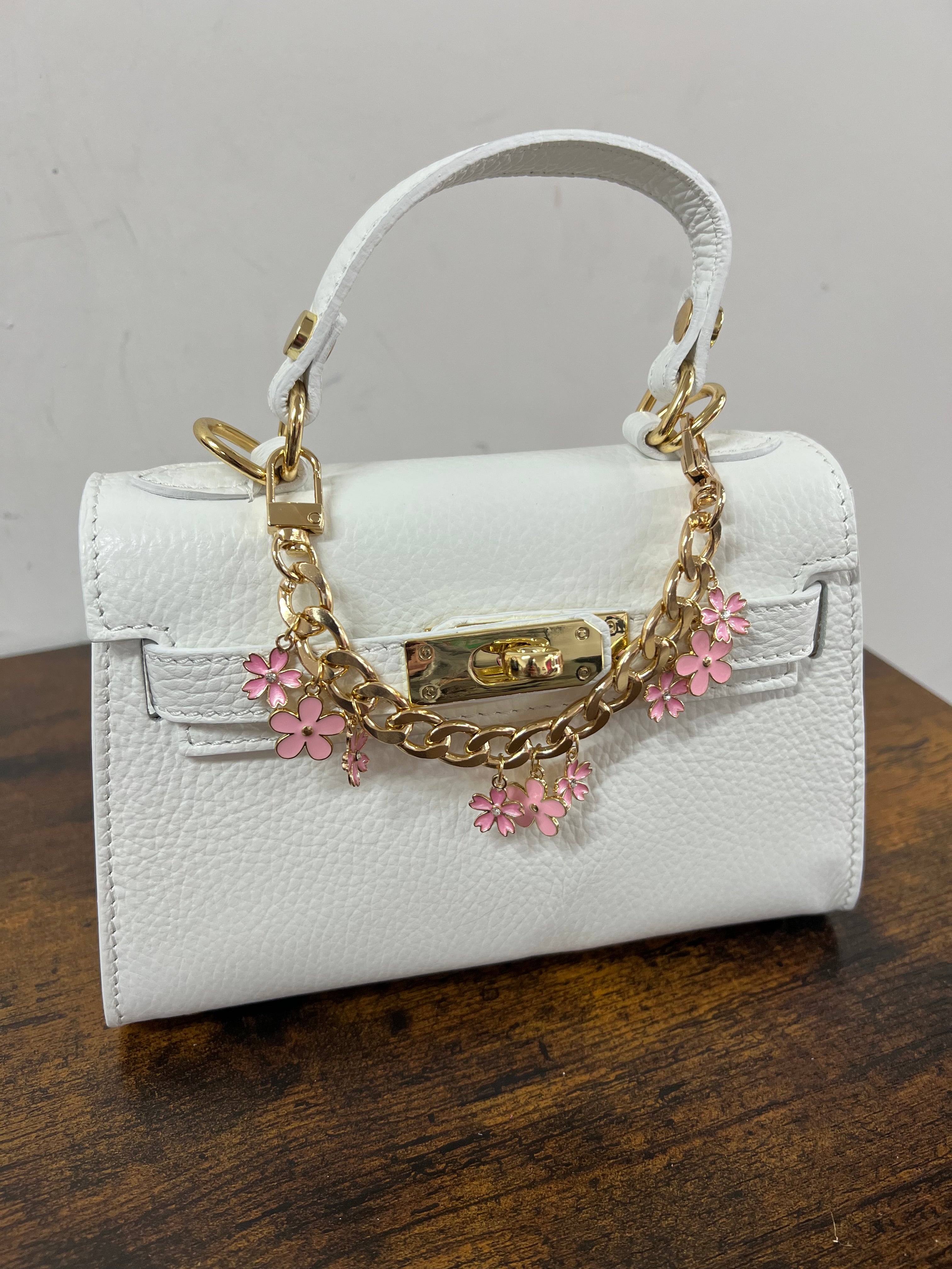 Catenella per pocket fiori rosa