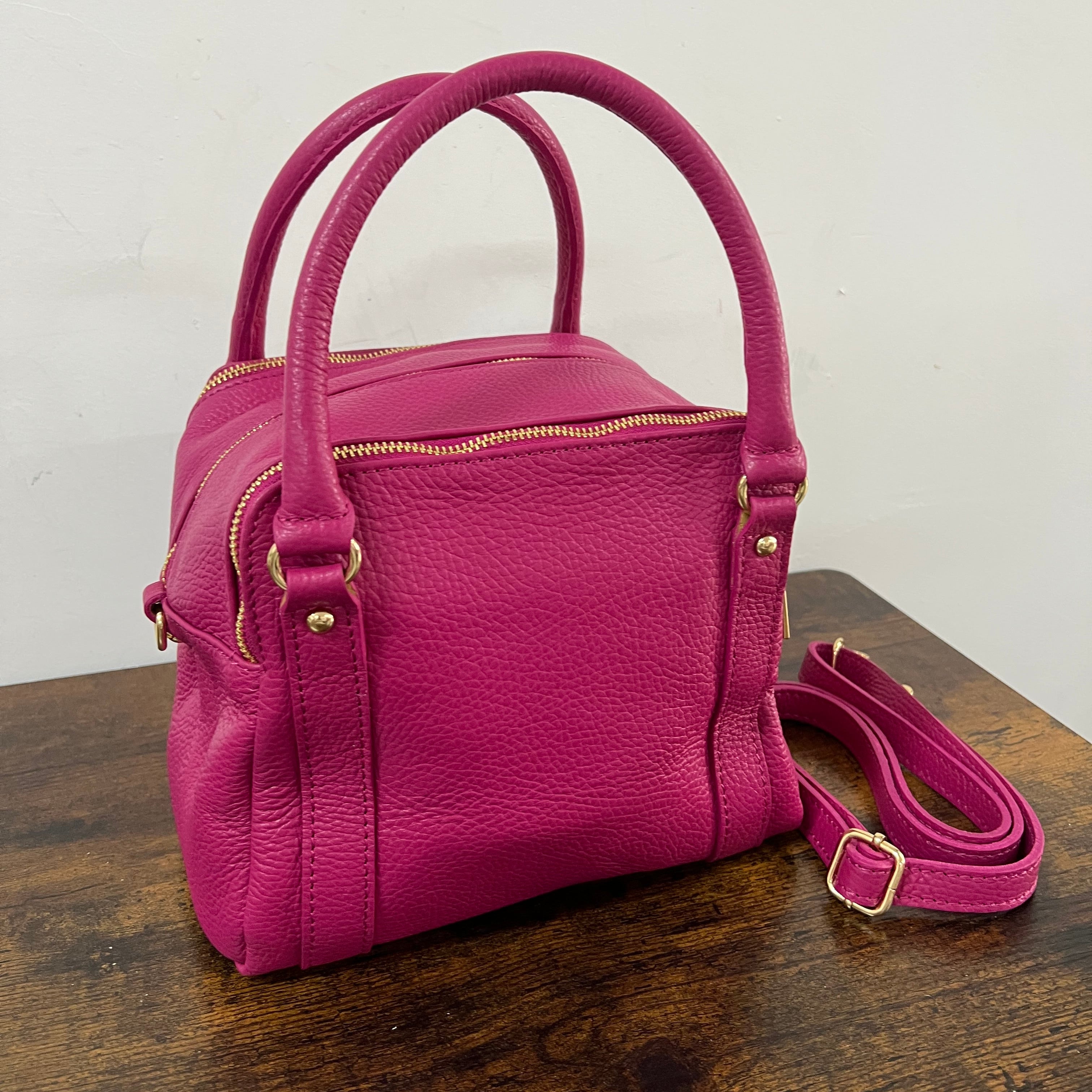 Country ab quadrotta z monocolore fucsia