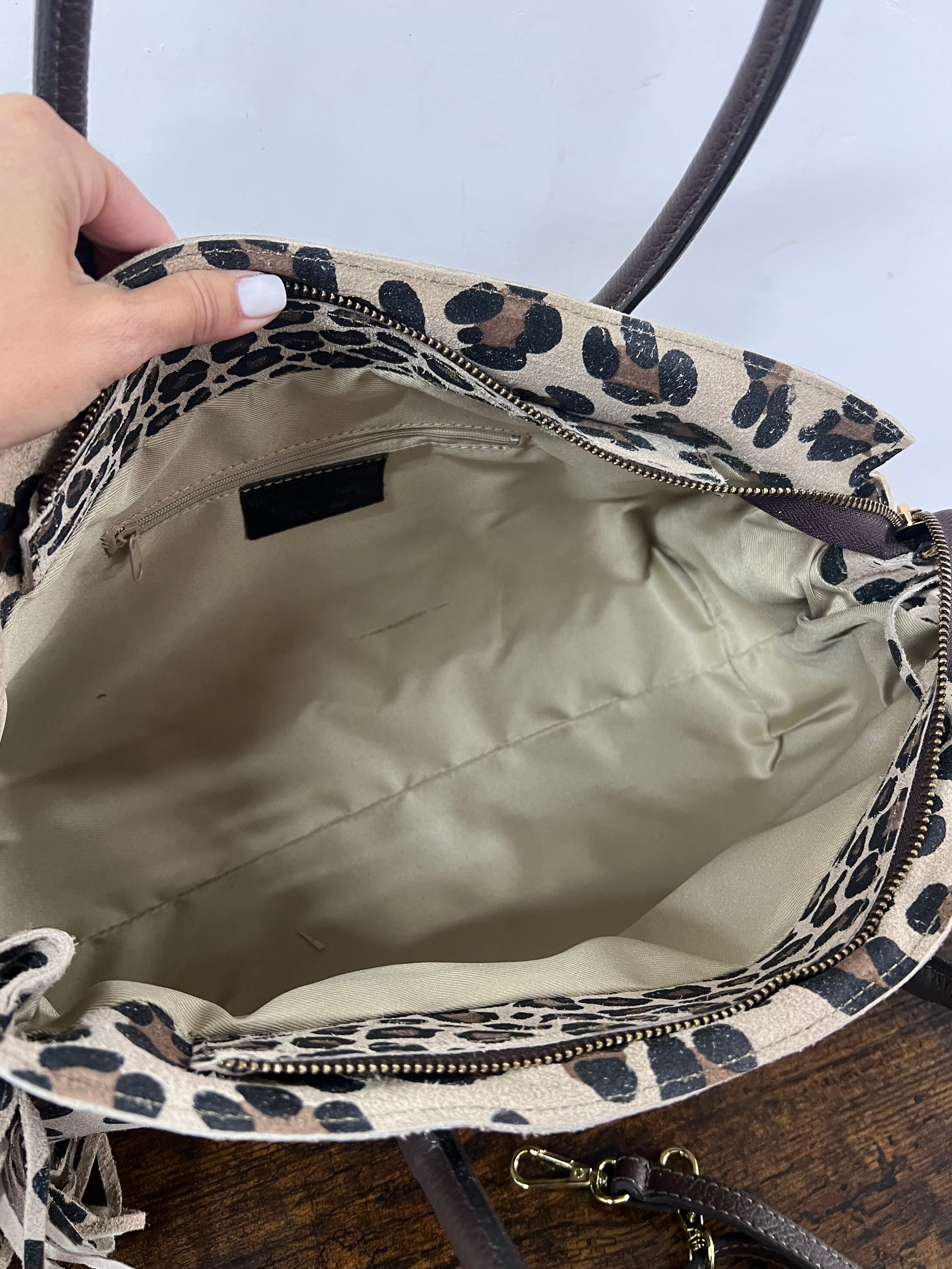 Shopper horse suede mac