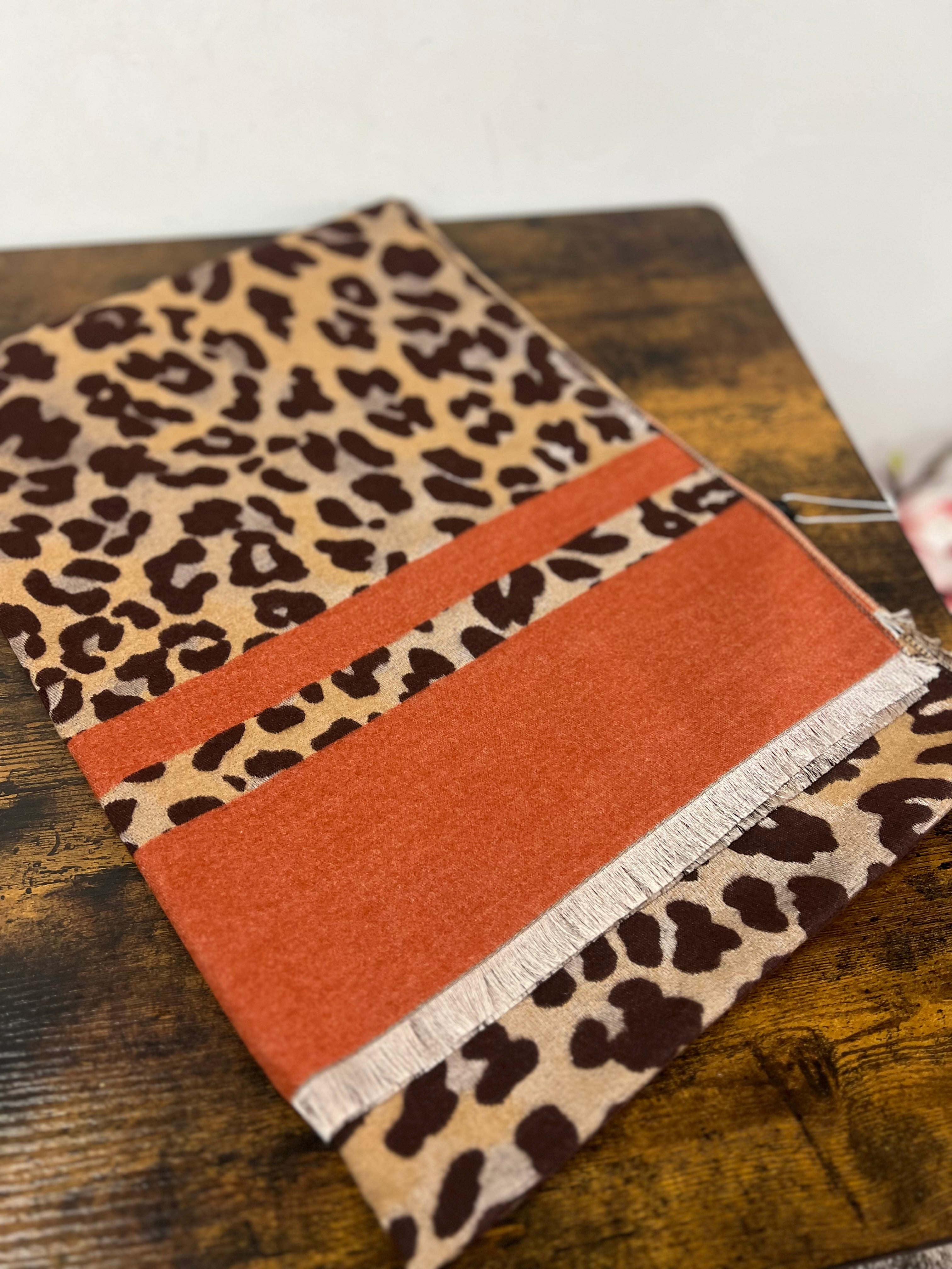 Sciarpona misto cachemire mac arancio