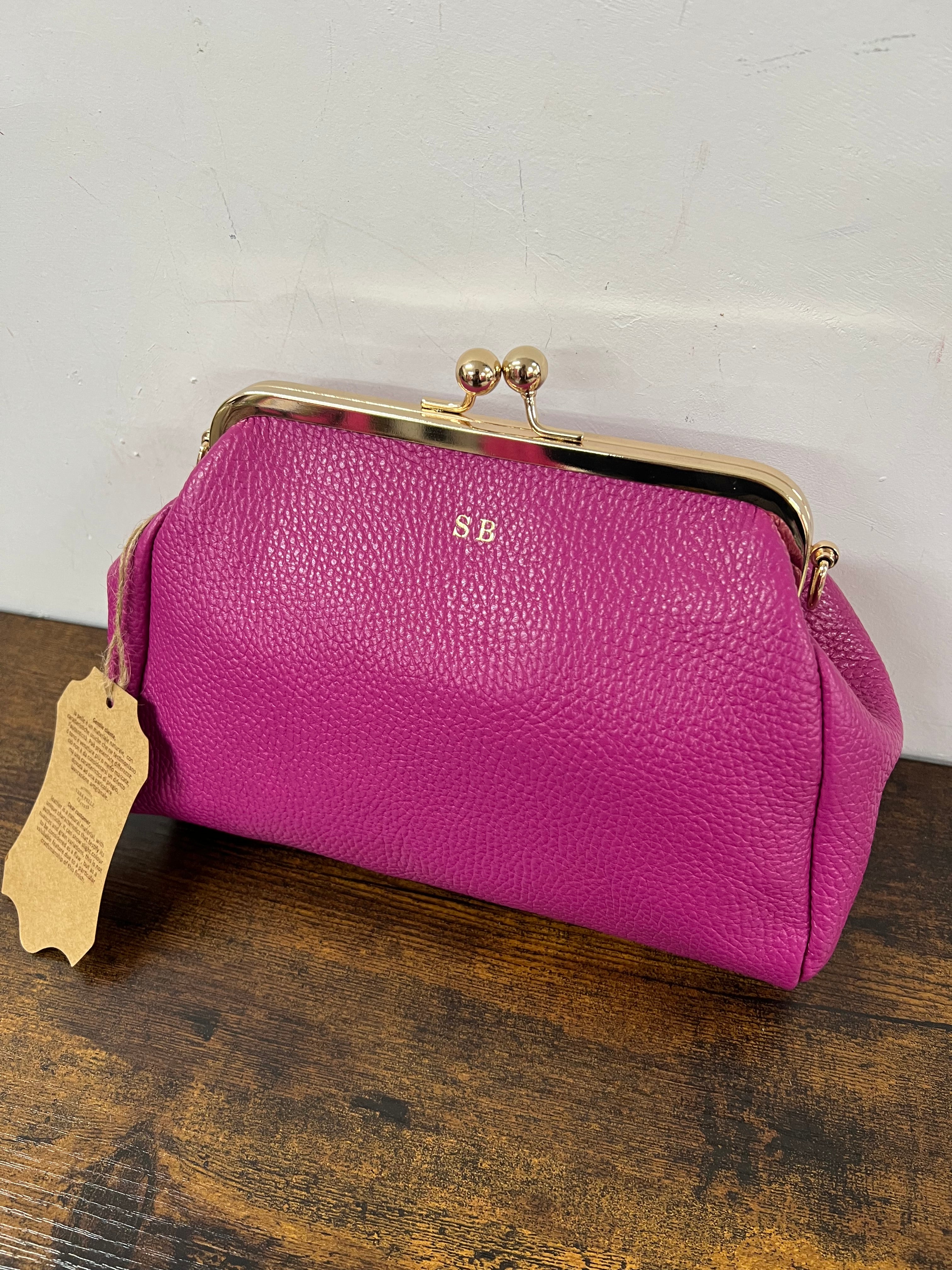 Maxi borsello fucsia