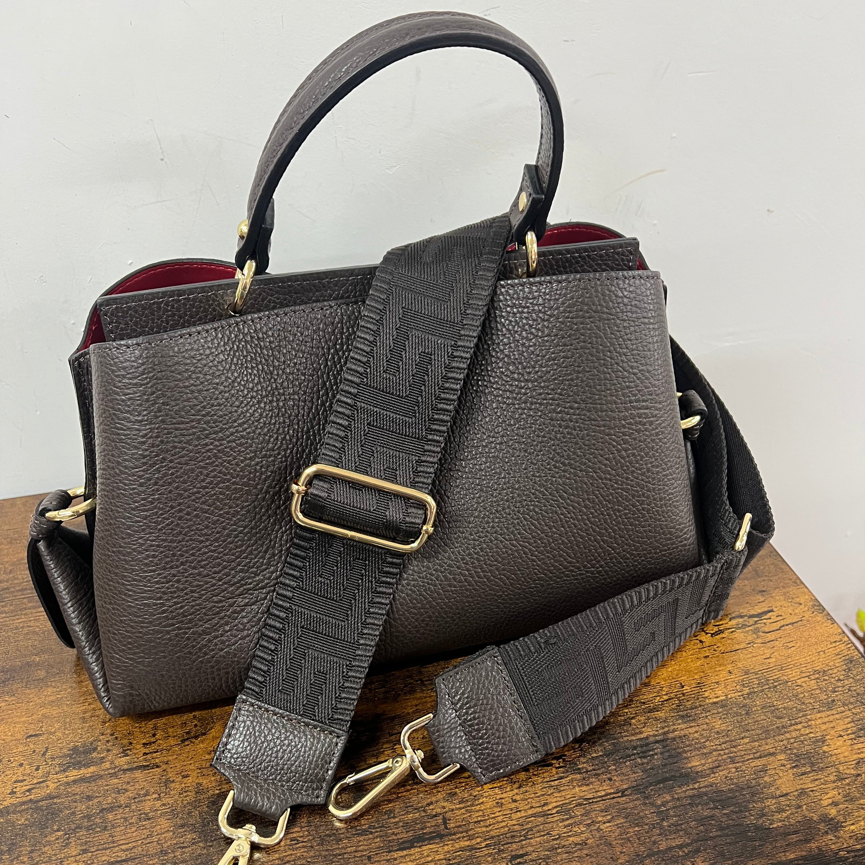 Tracolla greek total testa di moro