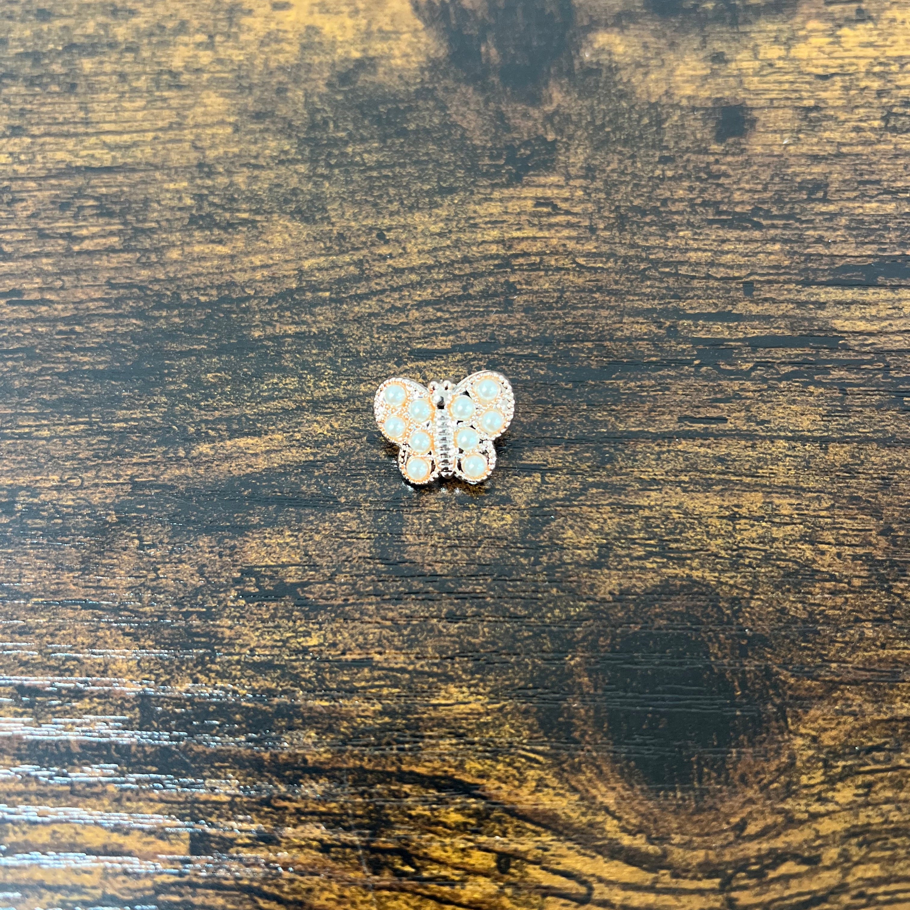 Mini farfallina pietre white