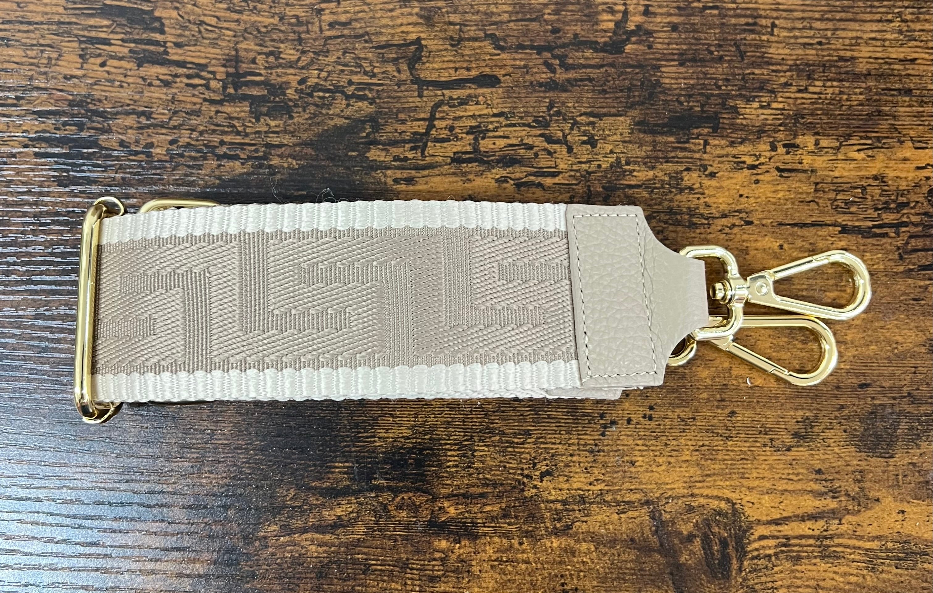 Tracolla greek tortora bordi panna