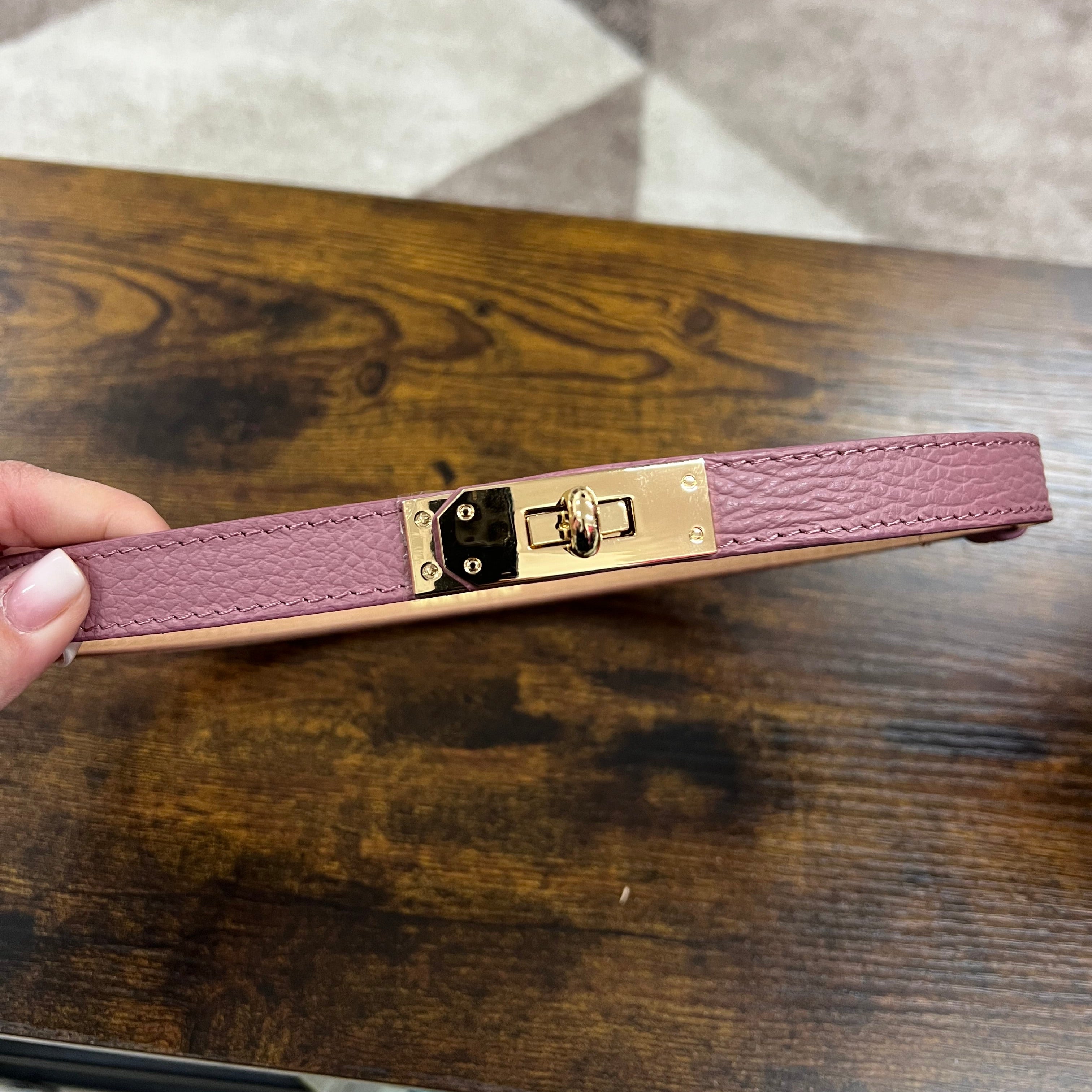 Cintura senza buchi rosa antico