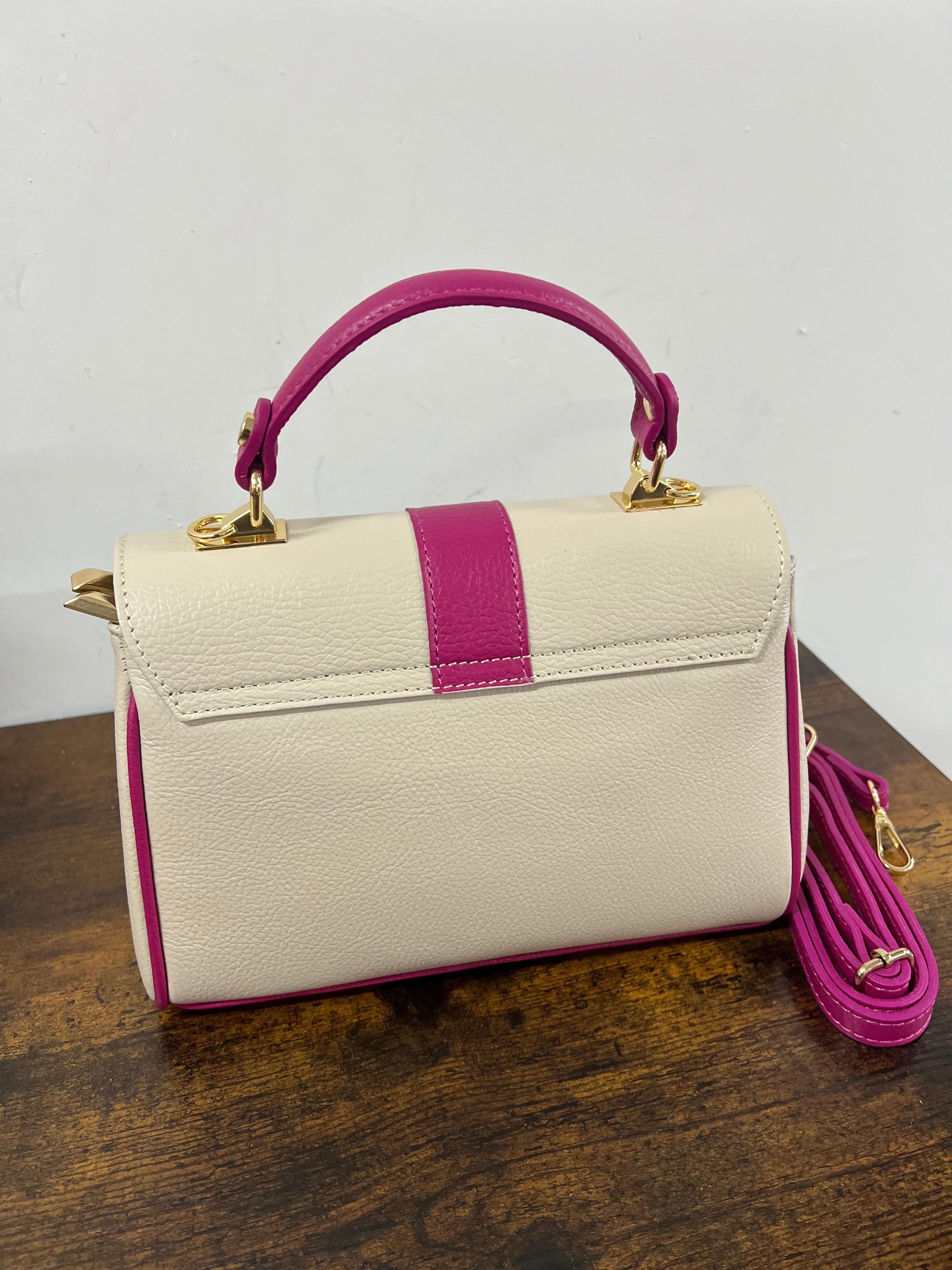 Valigetta Trilly panna e fucsia