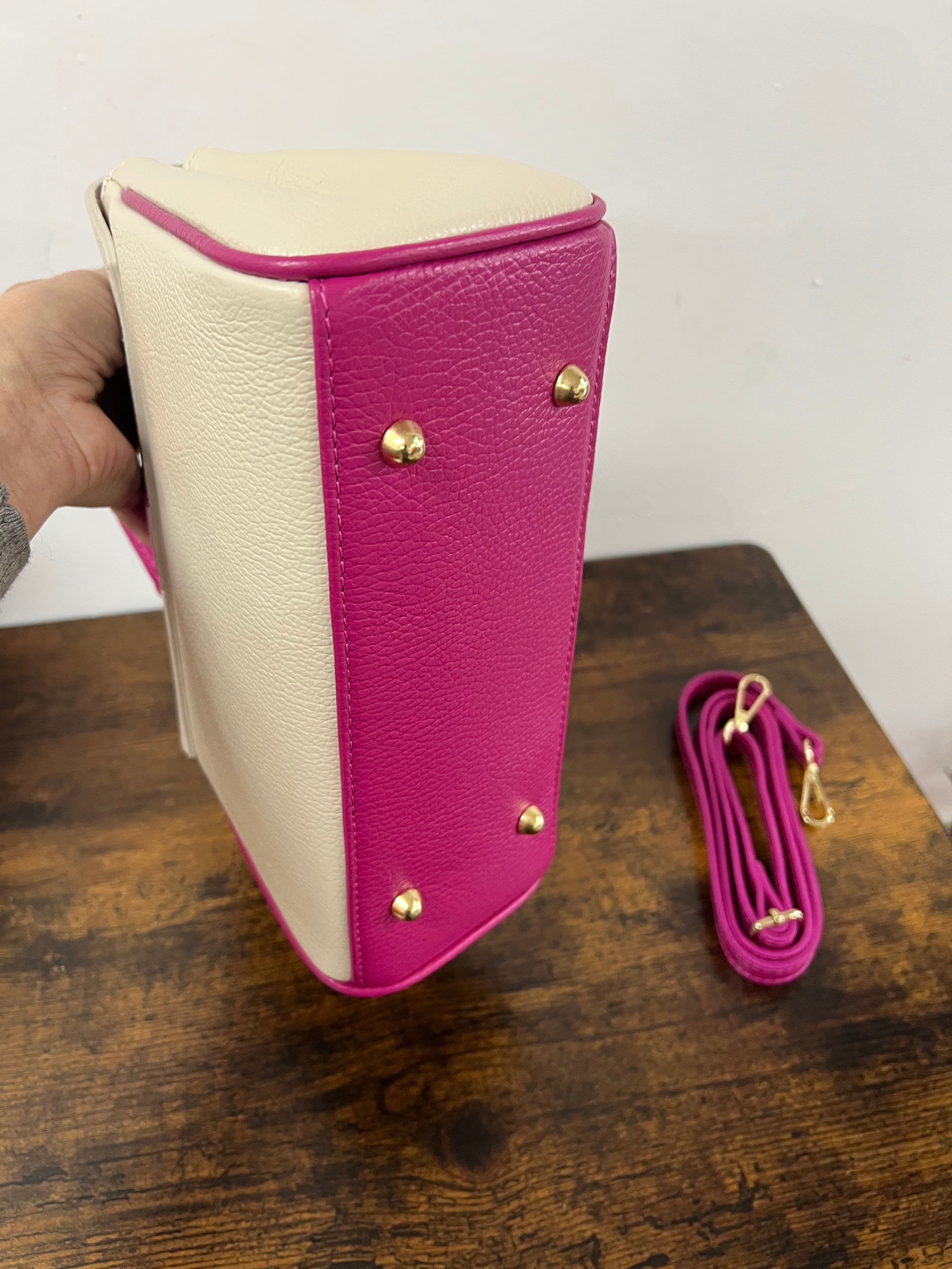 Valigetta Trilly panna e fucsia