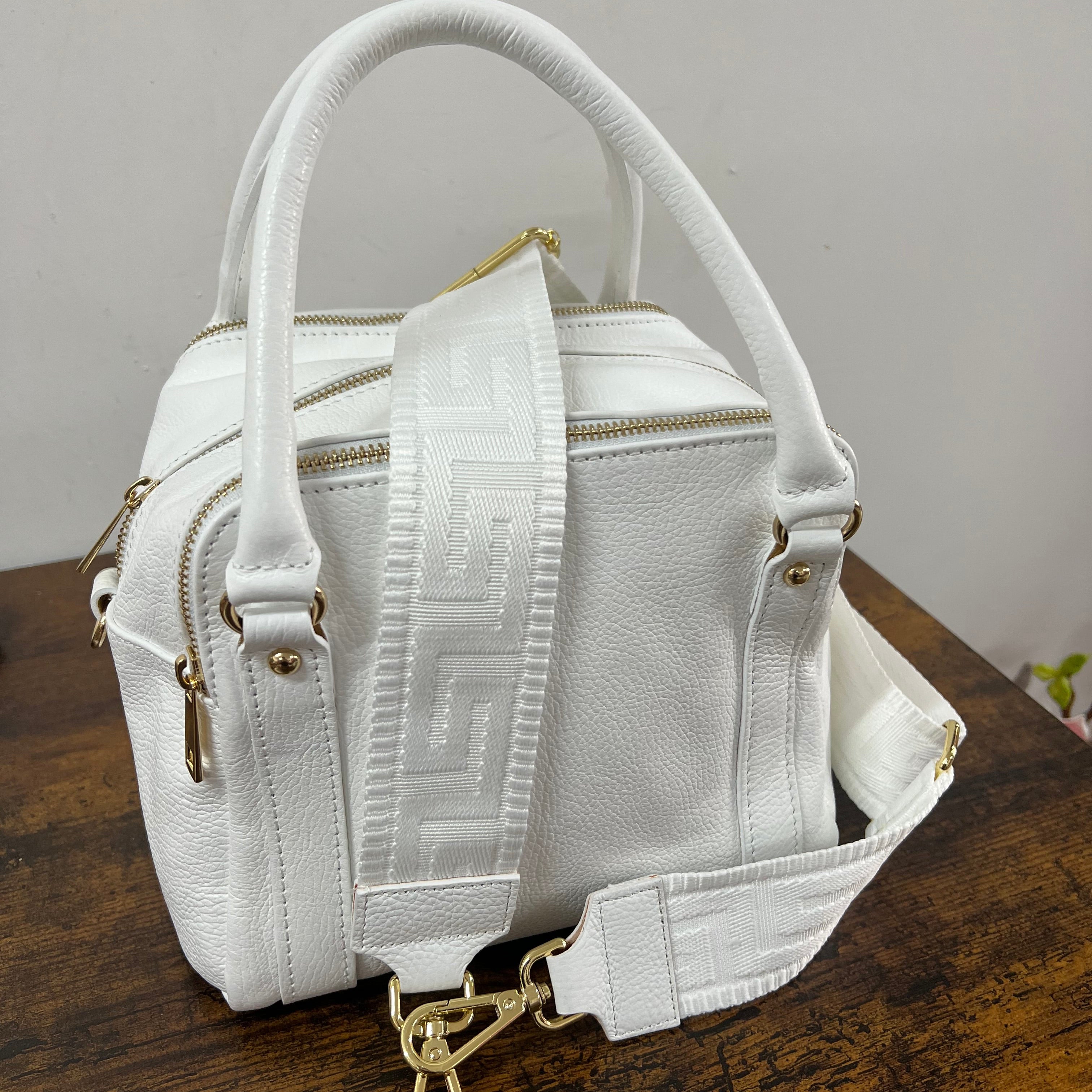 Tracolla greek total bianco