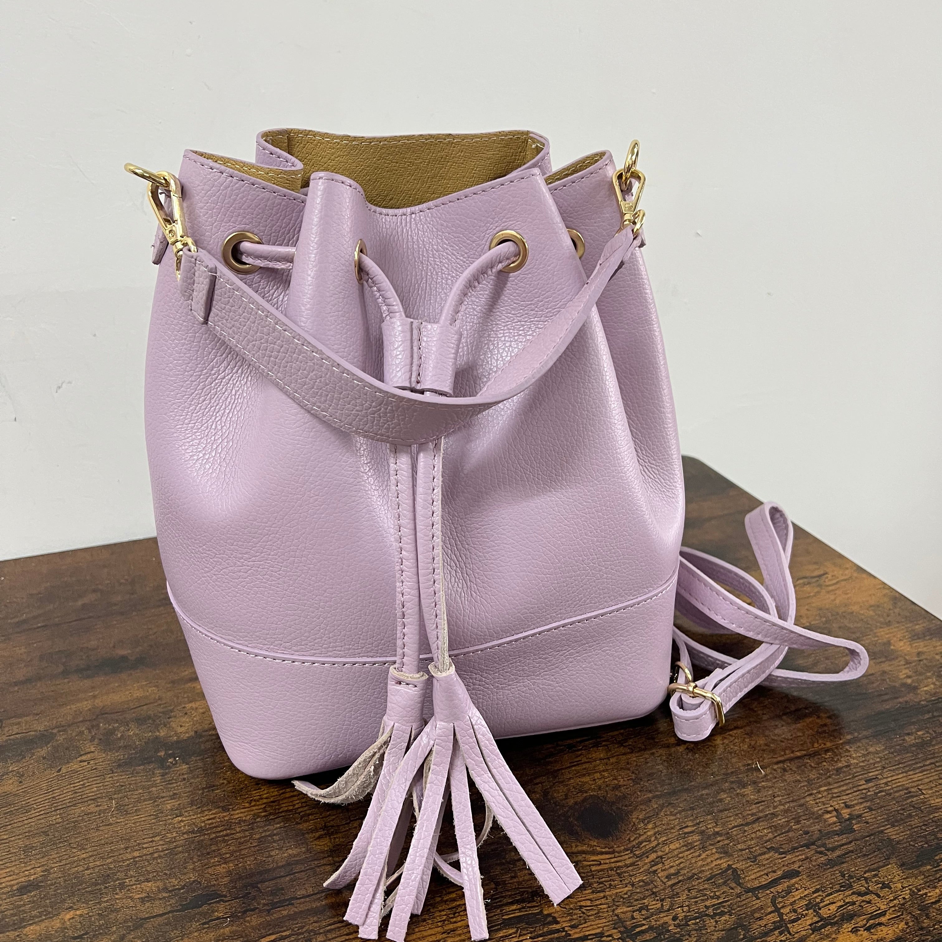 Sacchetto frange maxi lilla