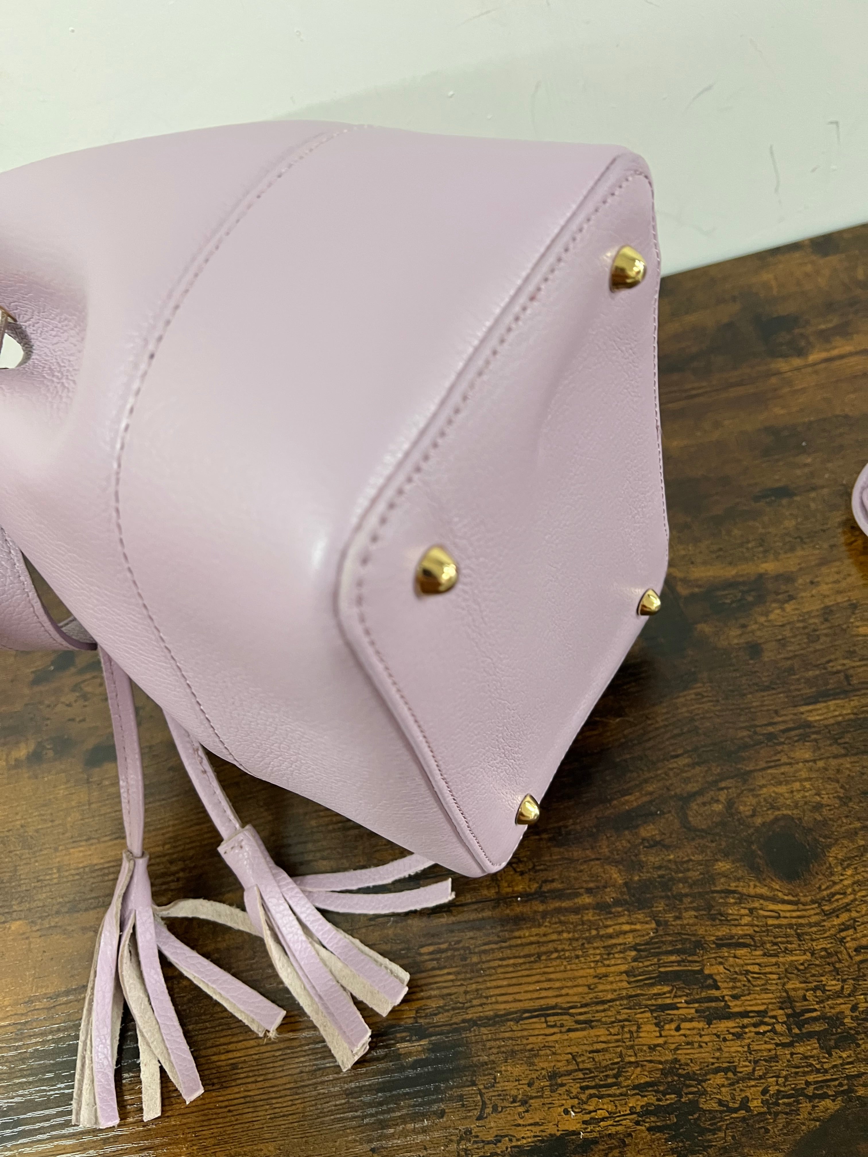 Sacchetto frange maxi lilla