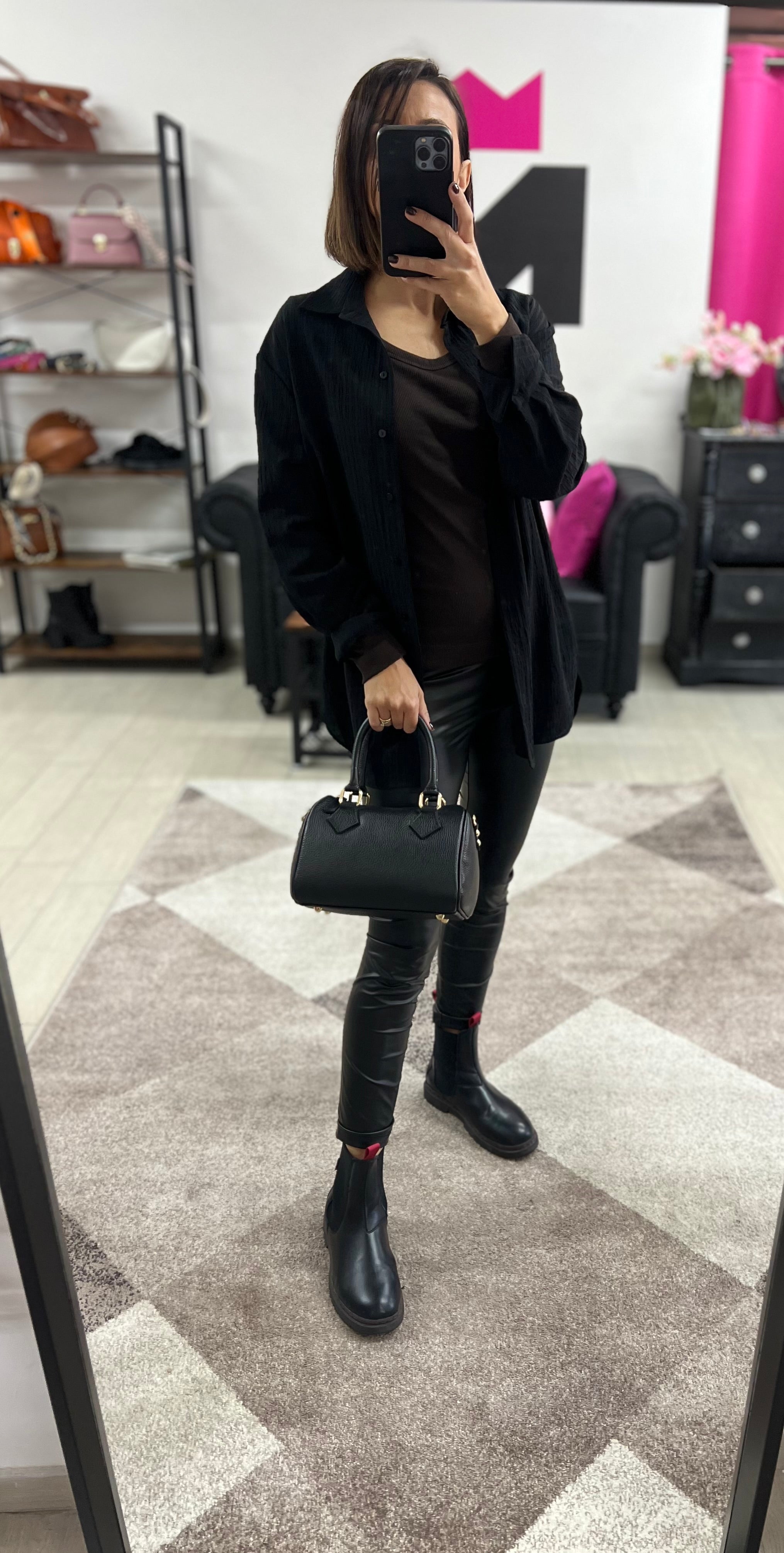 Bauletto mini nero