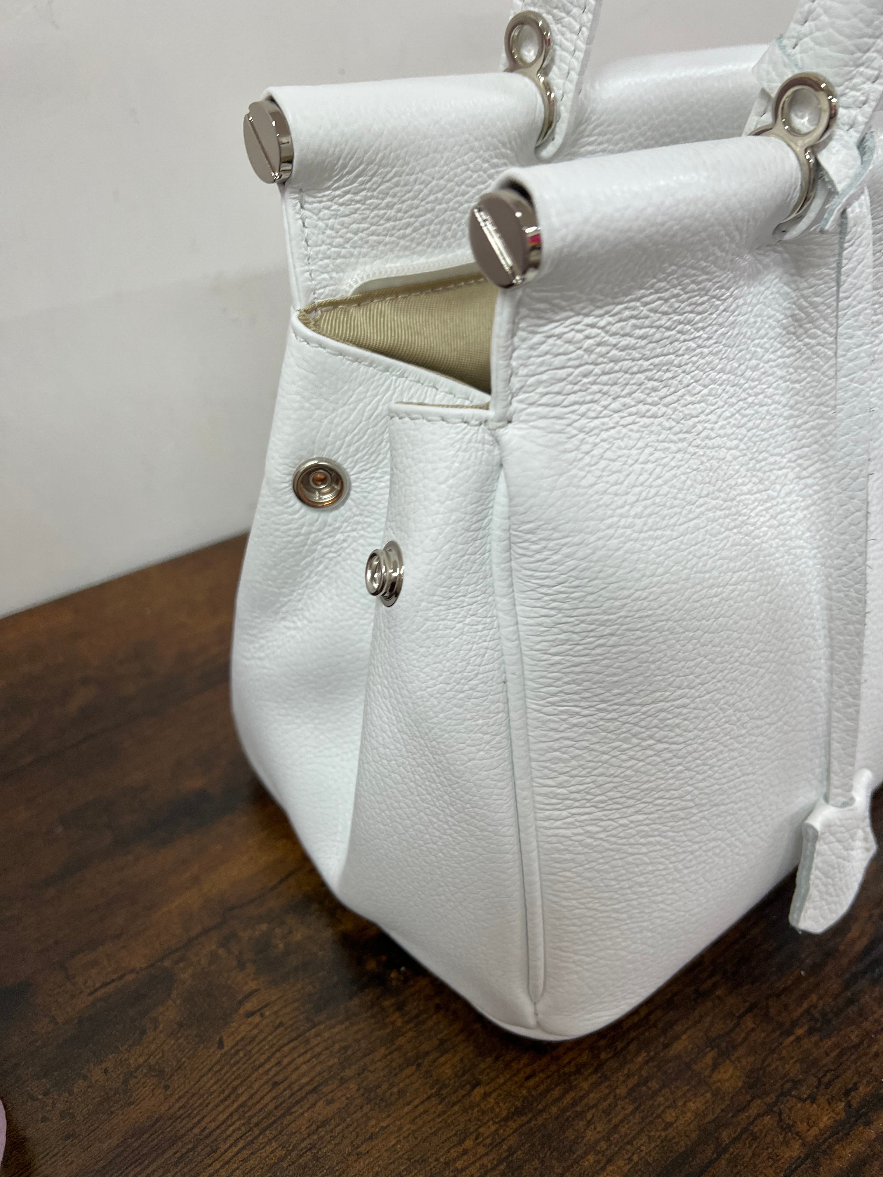 Tote mini cuore bianco