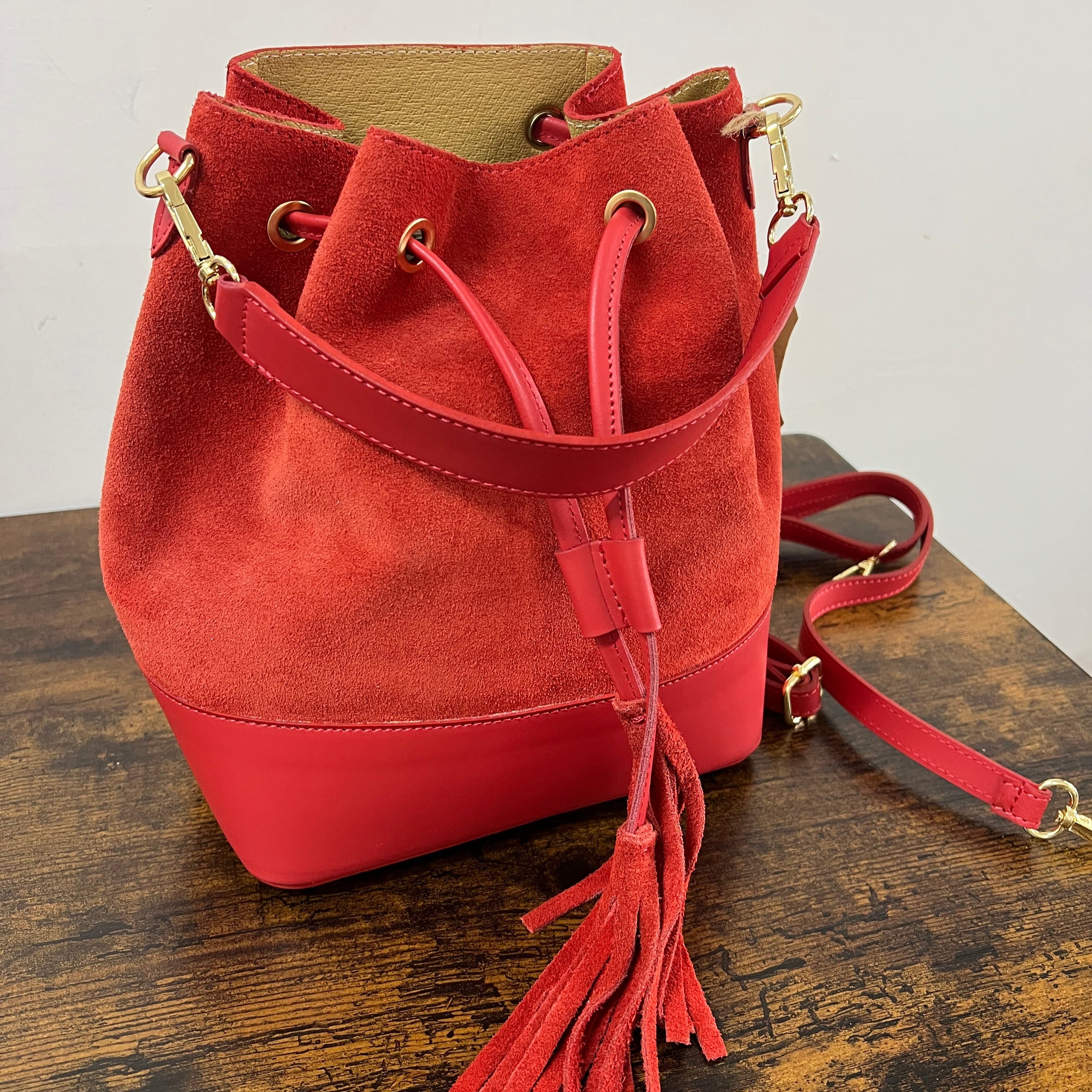 Sacchetto maxi scam rosso arancio limited edition