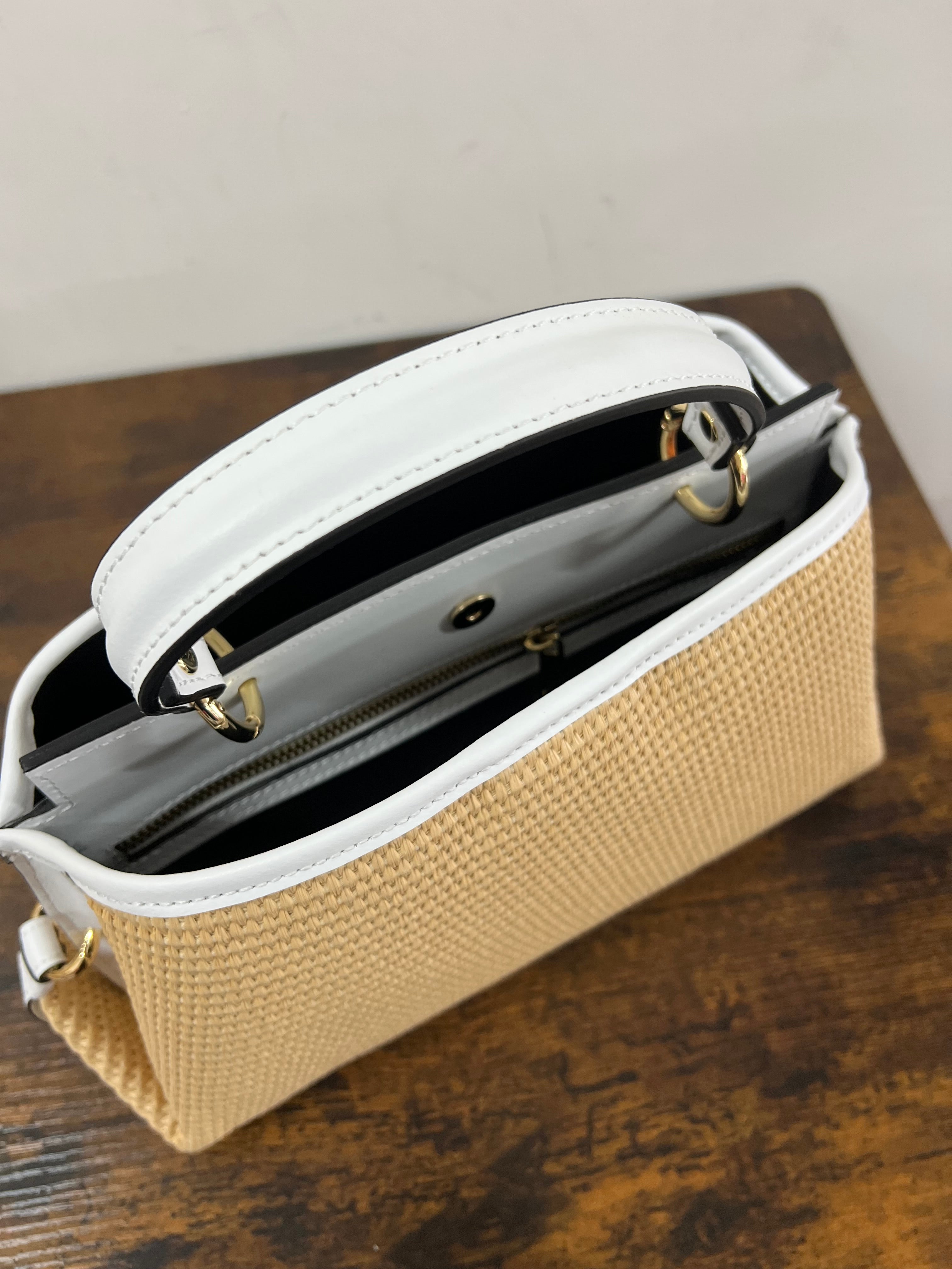 Arianna zz media rafia bianco