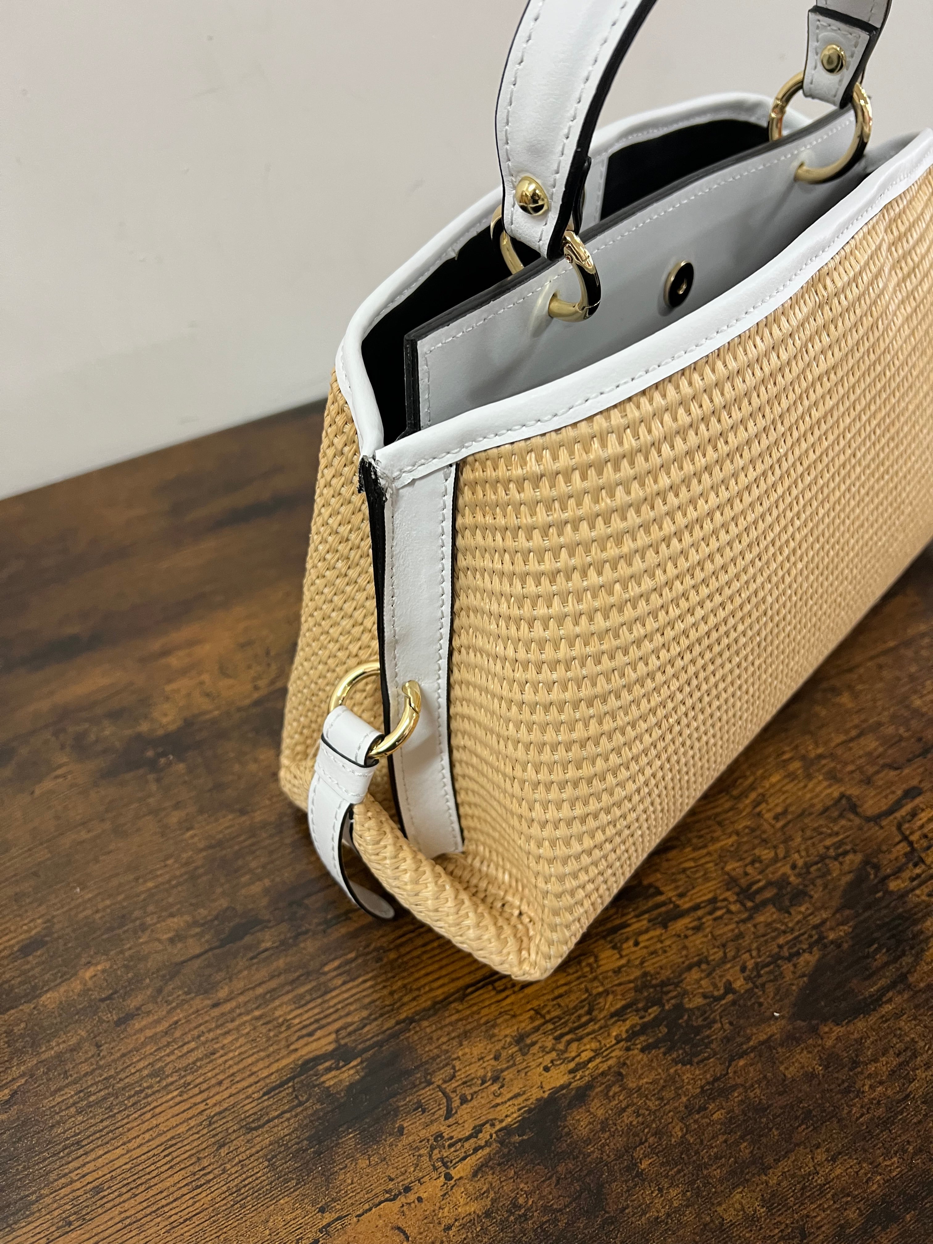 Arianna zz media rafia bianco