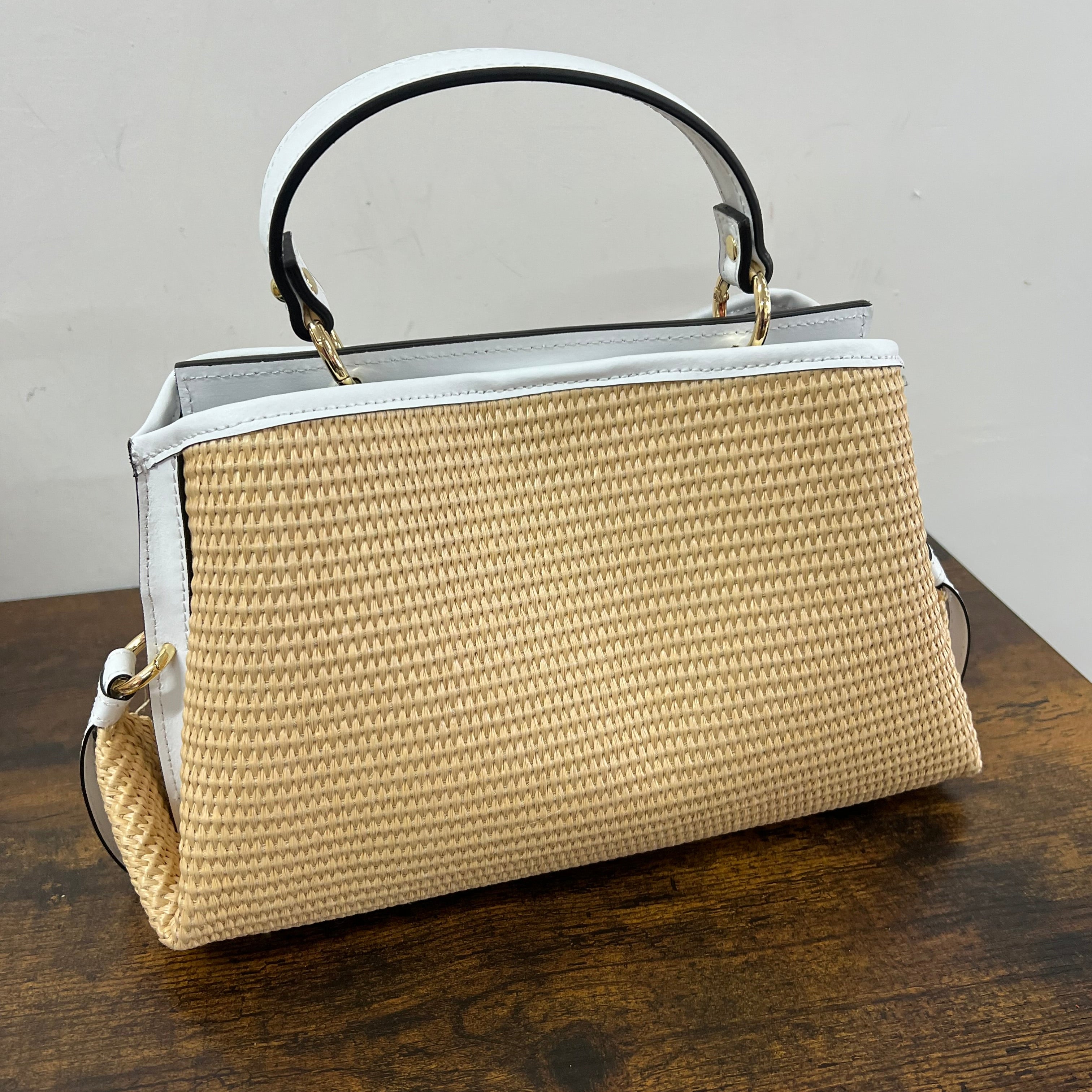 Arianna zz media rafia bianco