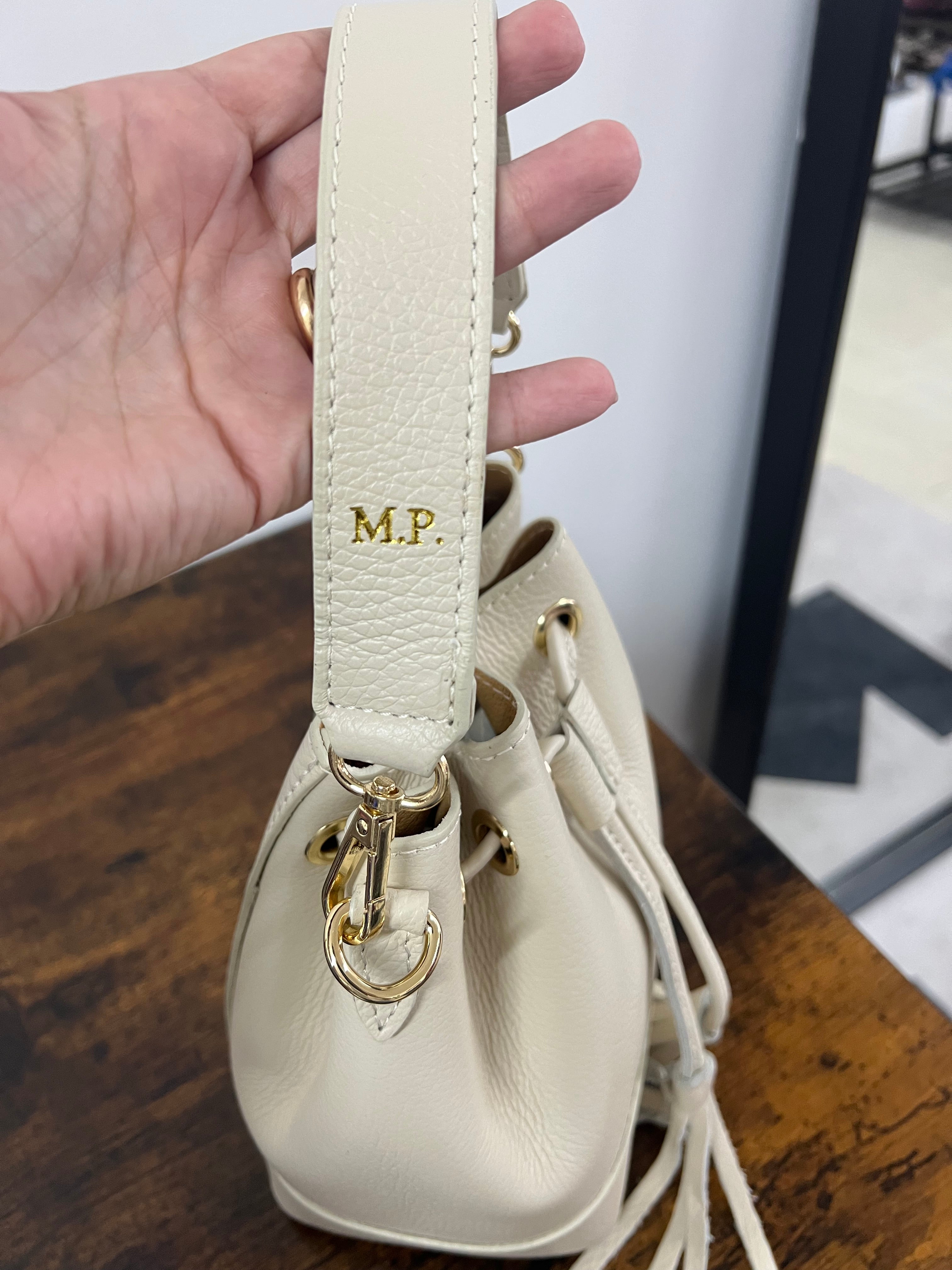 Sacchetto frange maxi panna