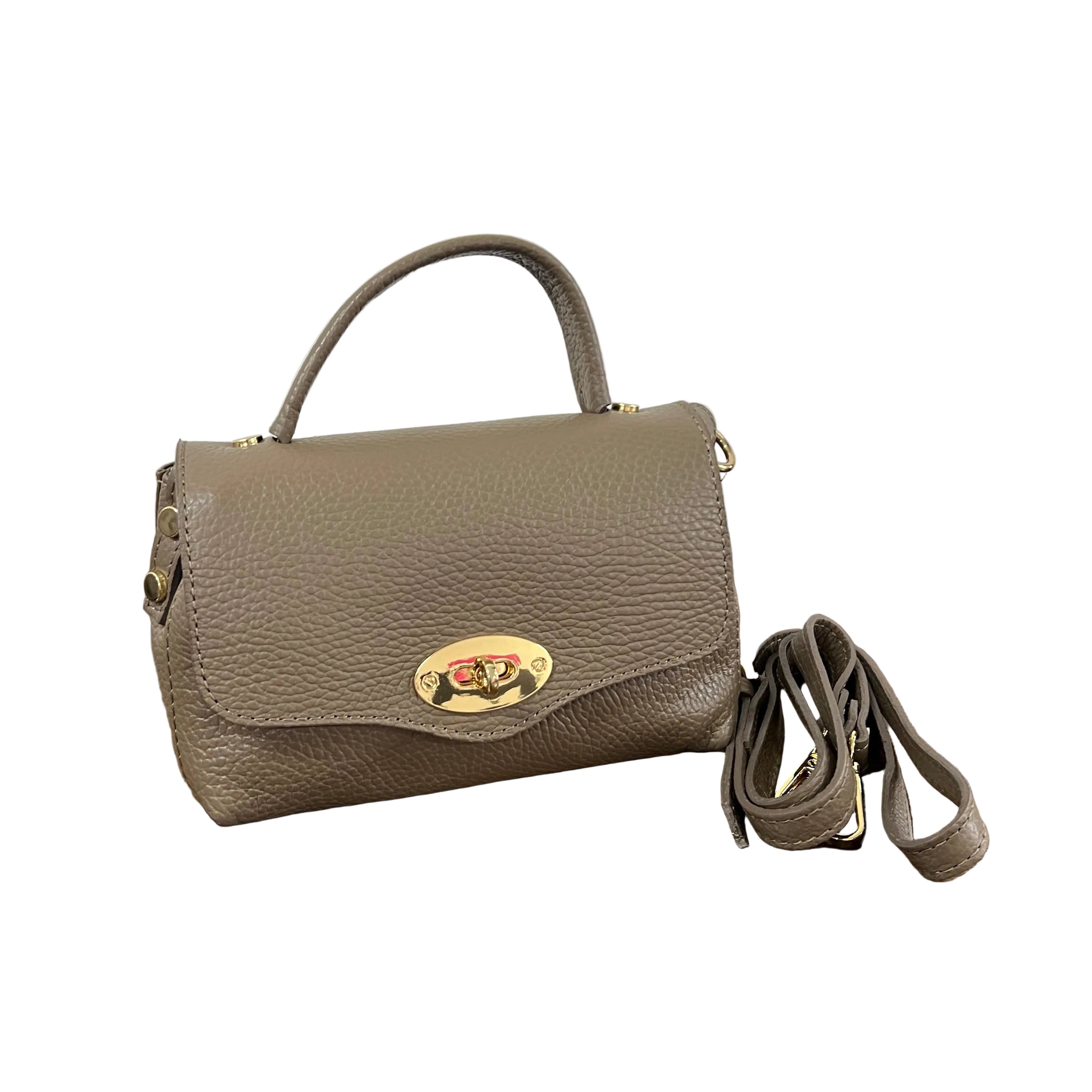 Country bag monocolore z pocket fango