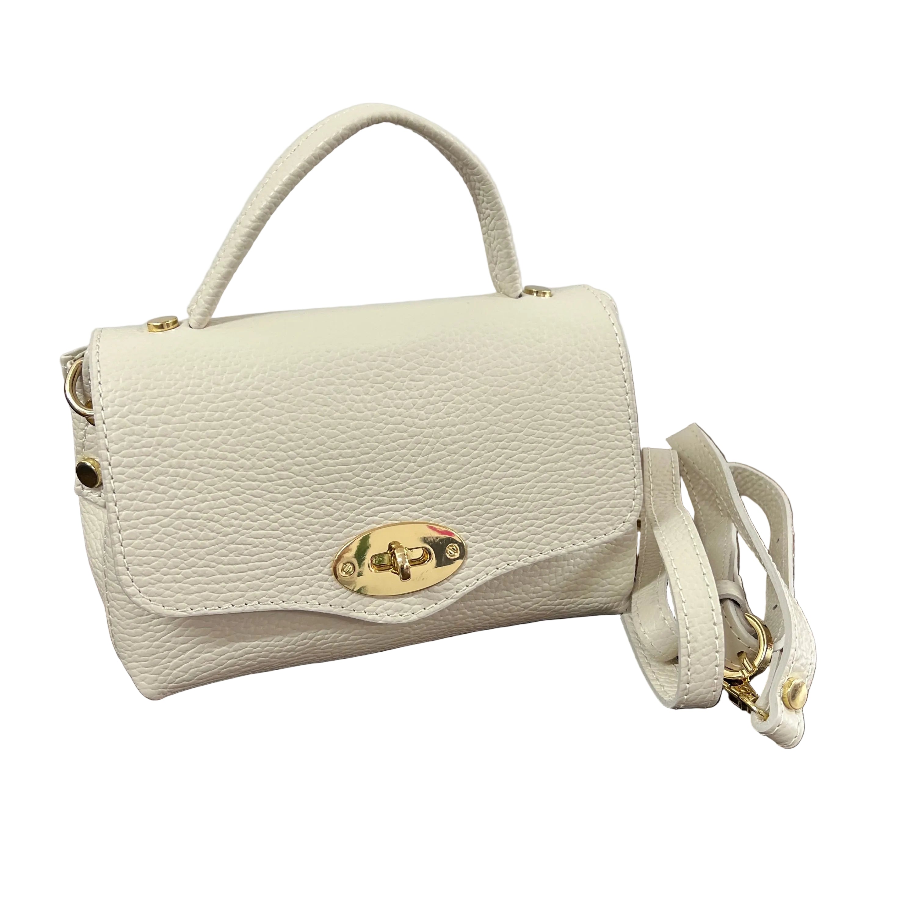 Country bag monocolore z pocket panna