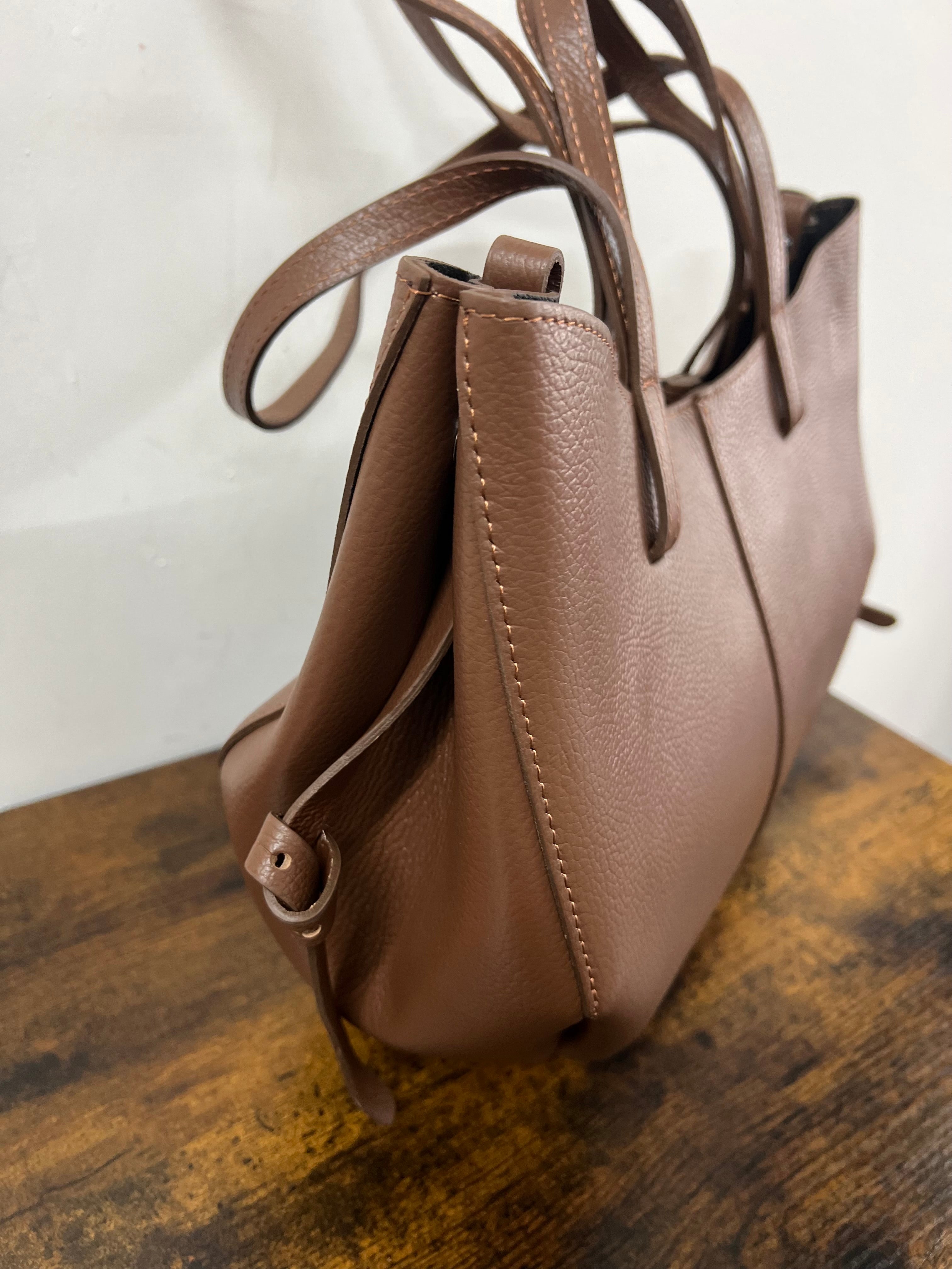 LILI chocolate shopper bag