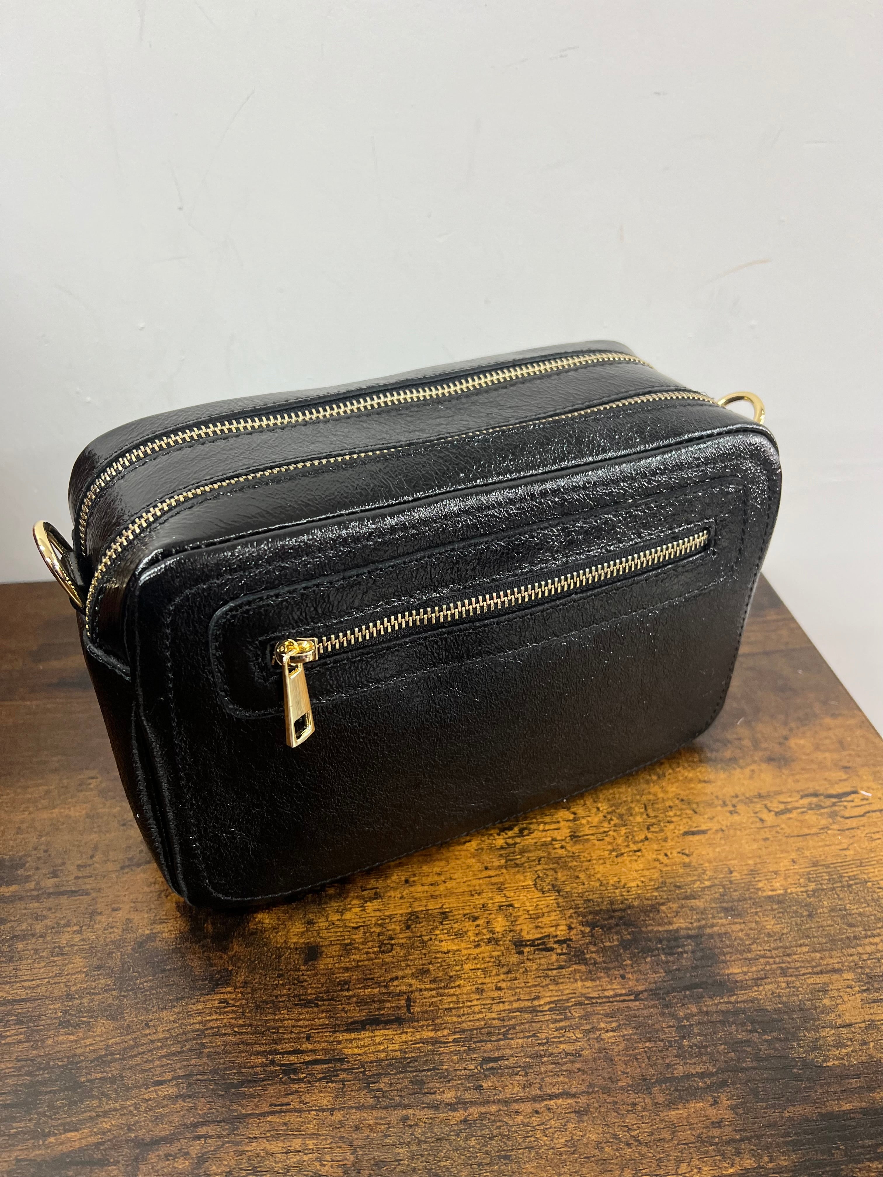 Camerabag maxi nero laminato