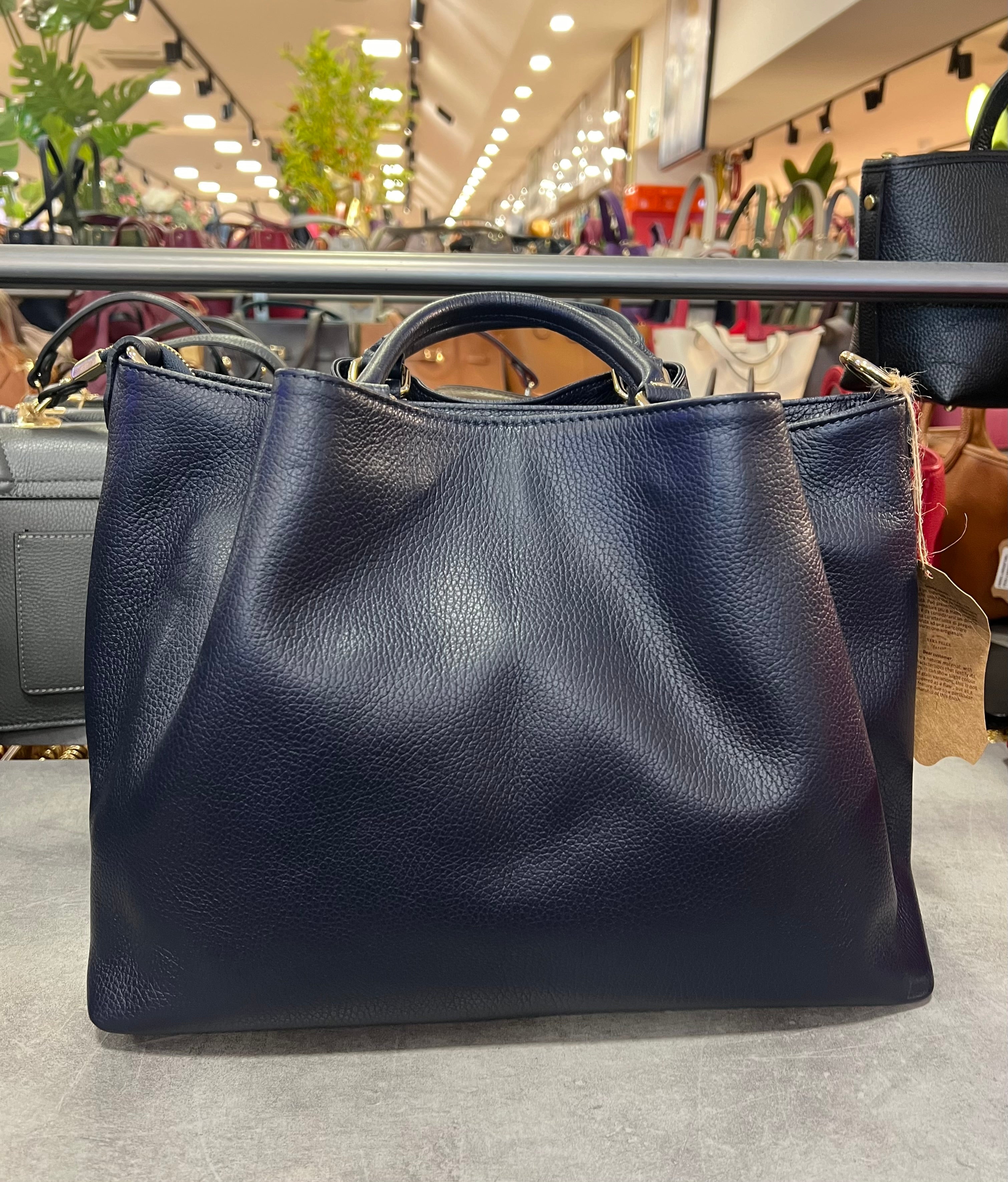 Tote Melanie blu navy