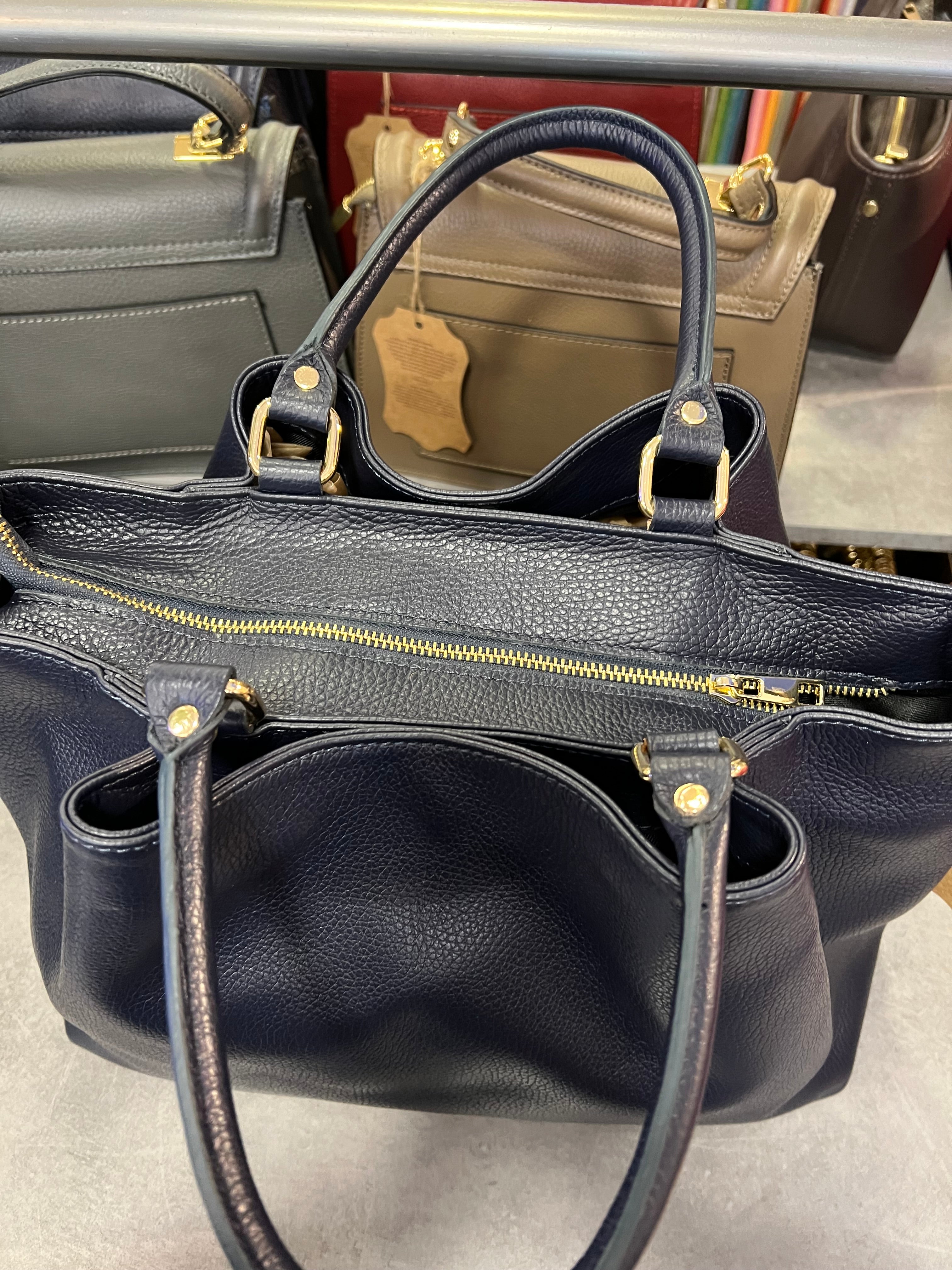 Tote Melanie blu navy