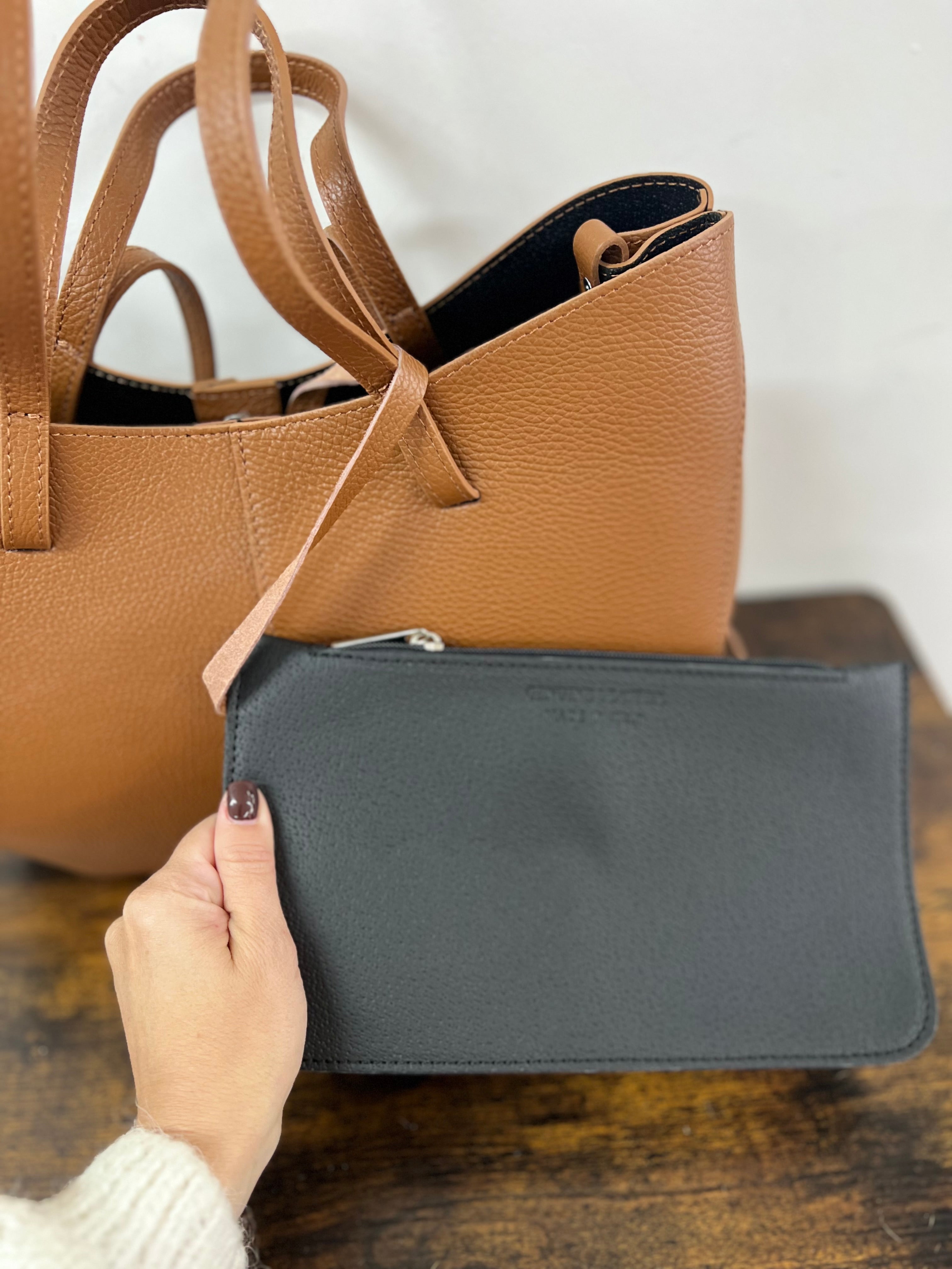 Shopper LILI cuoio scuro