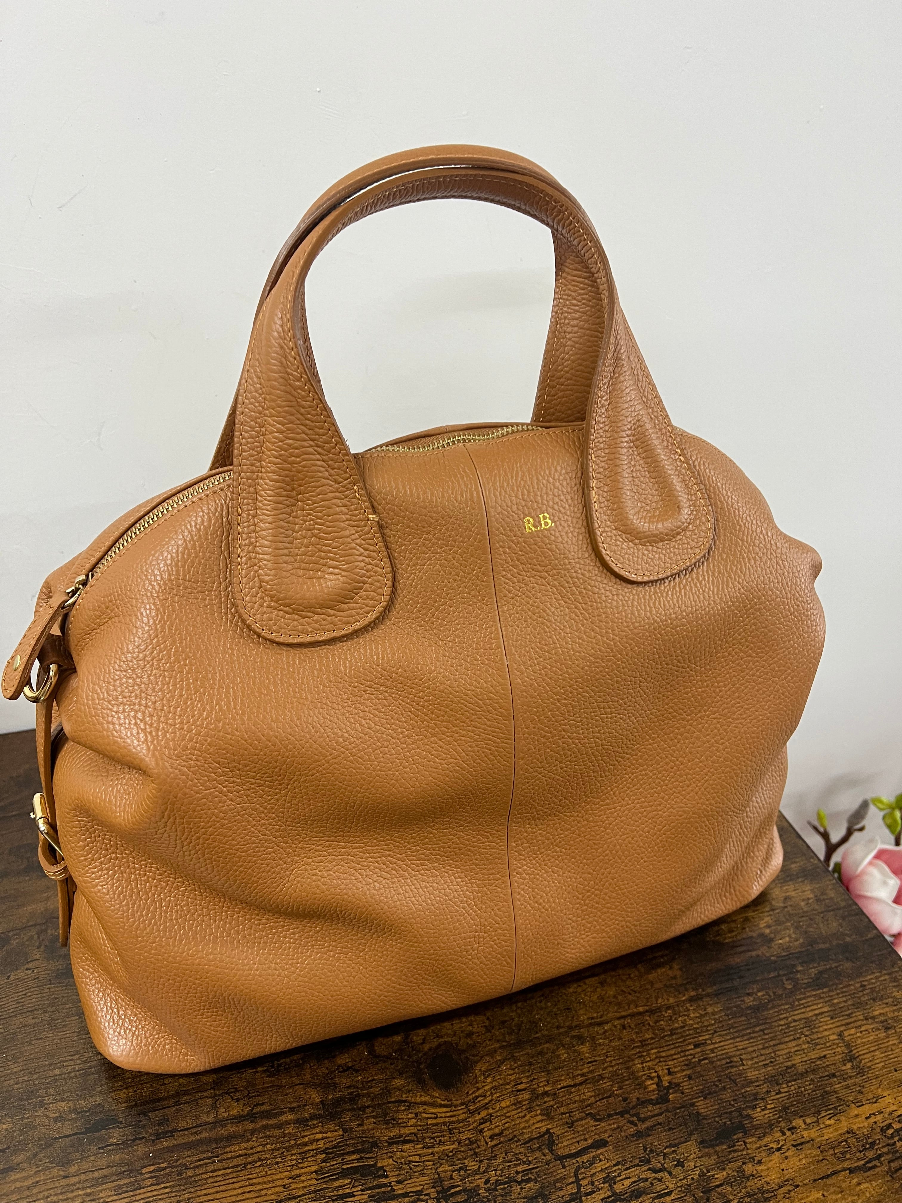Tote bag Cassandra cuoio chiaro