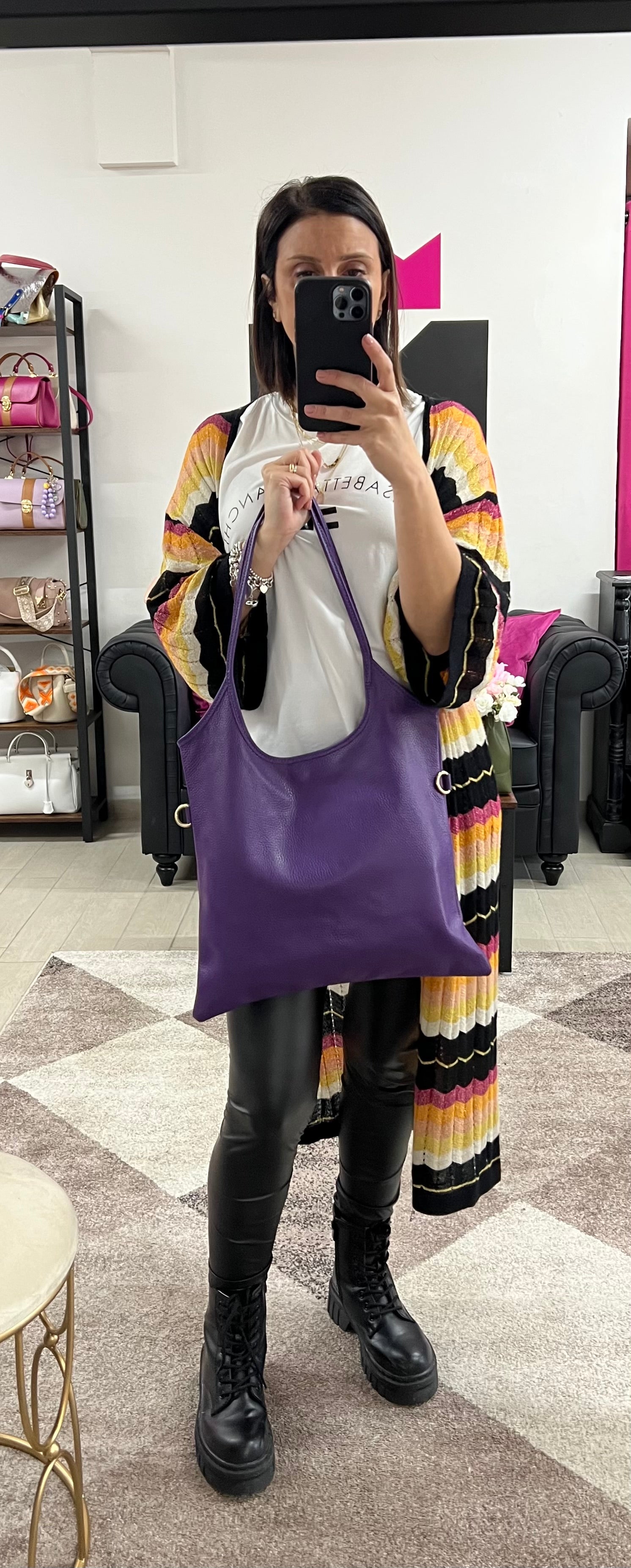 Shopper Mia viola