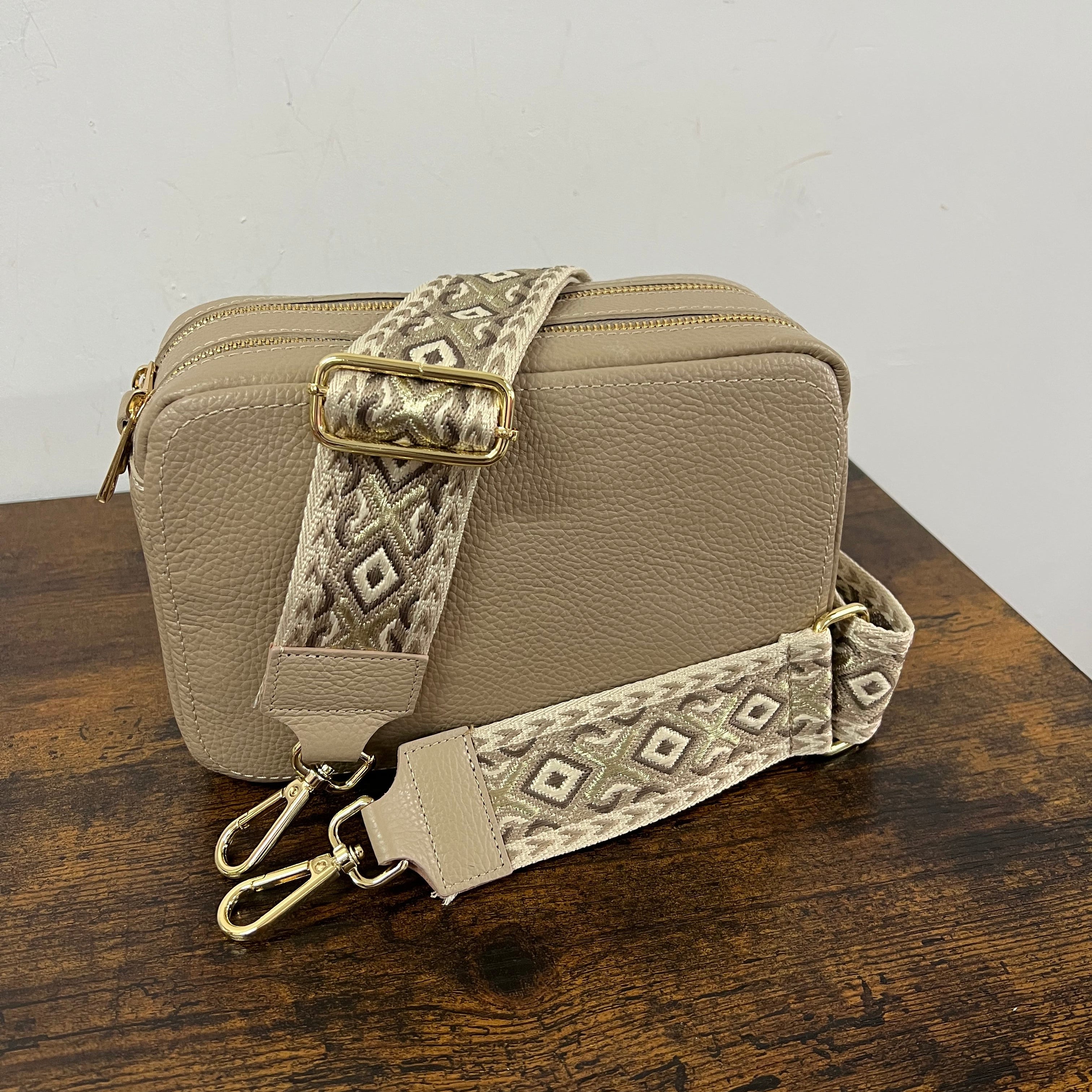 Camerabag maxi tortora e trac sandy