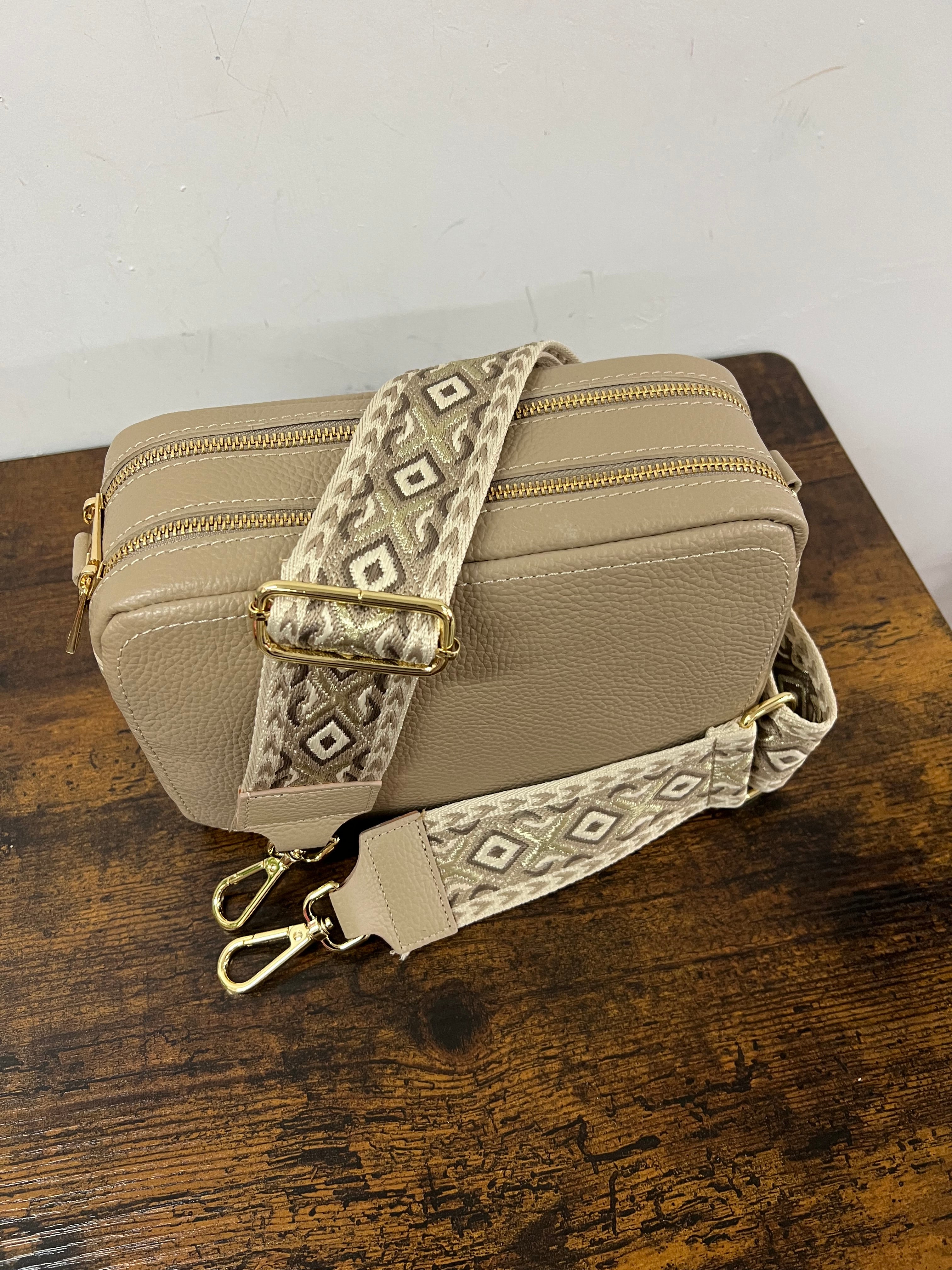 Camerabag maxi tortora e trac sandy