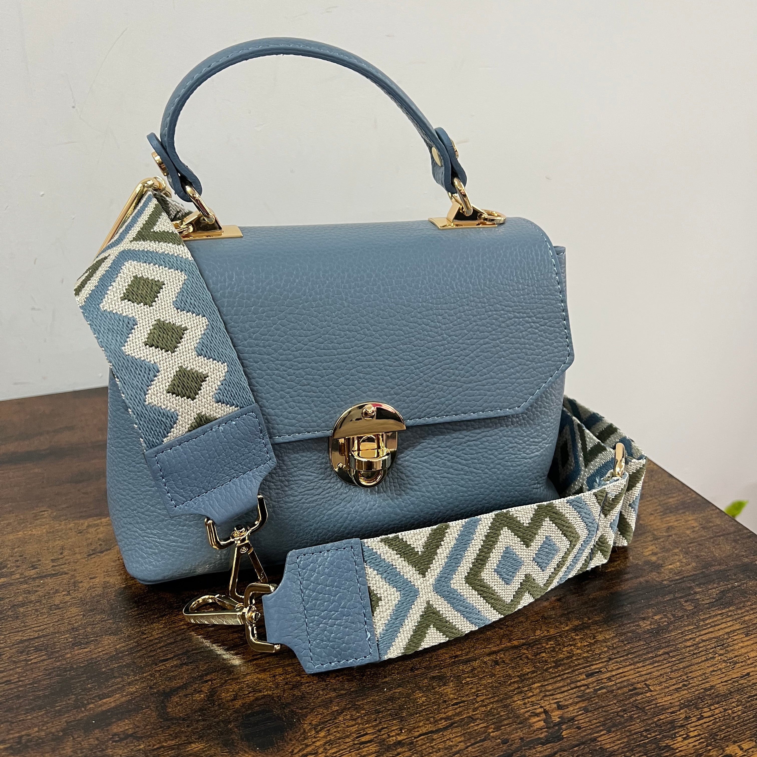 Geo new avio and green shoulder bag