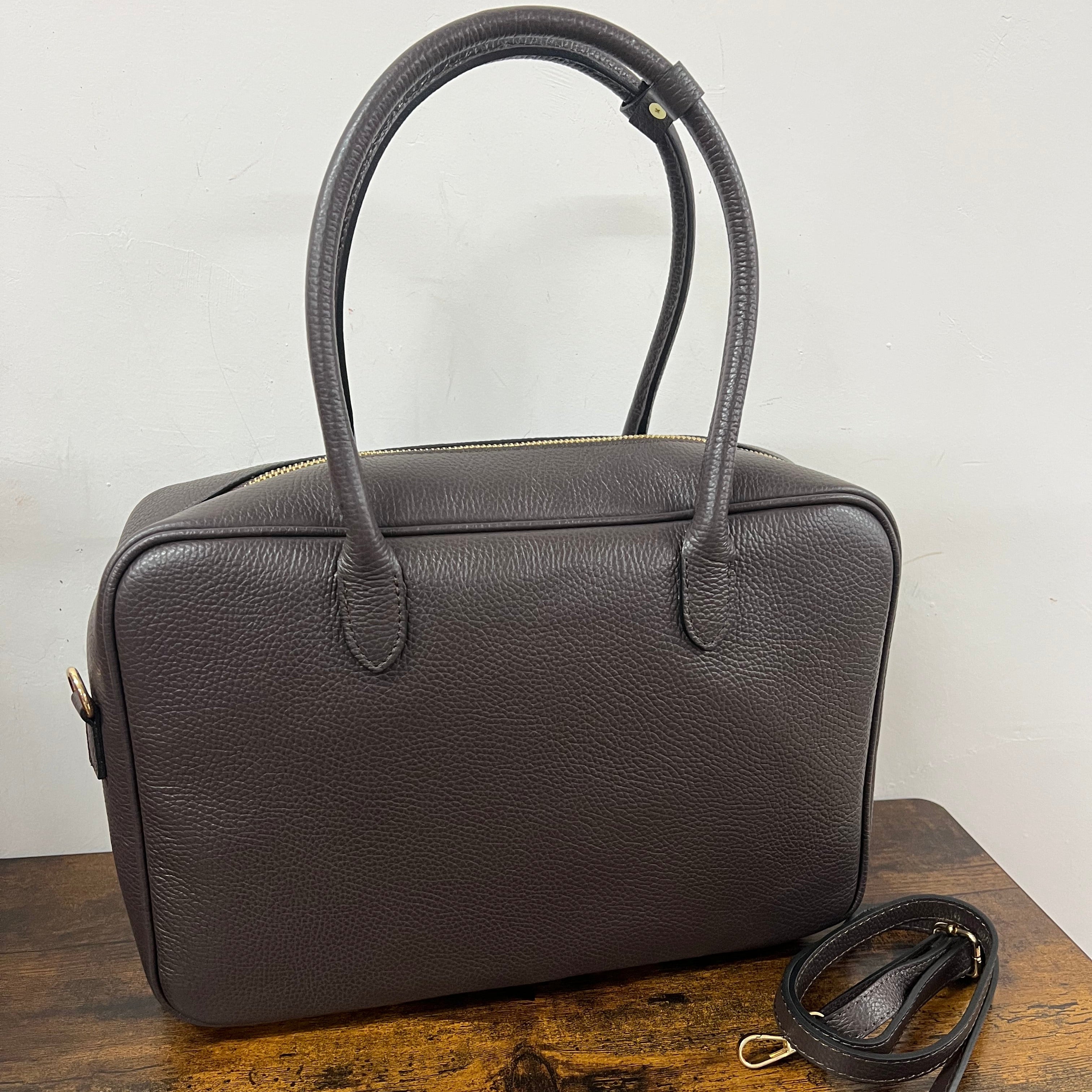 STAR maxi briefcase dark brown