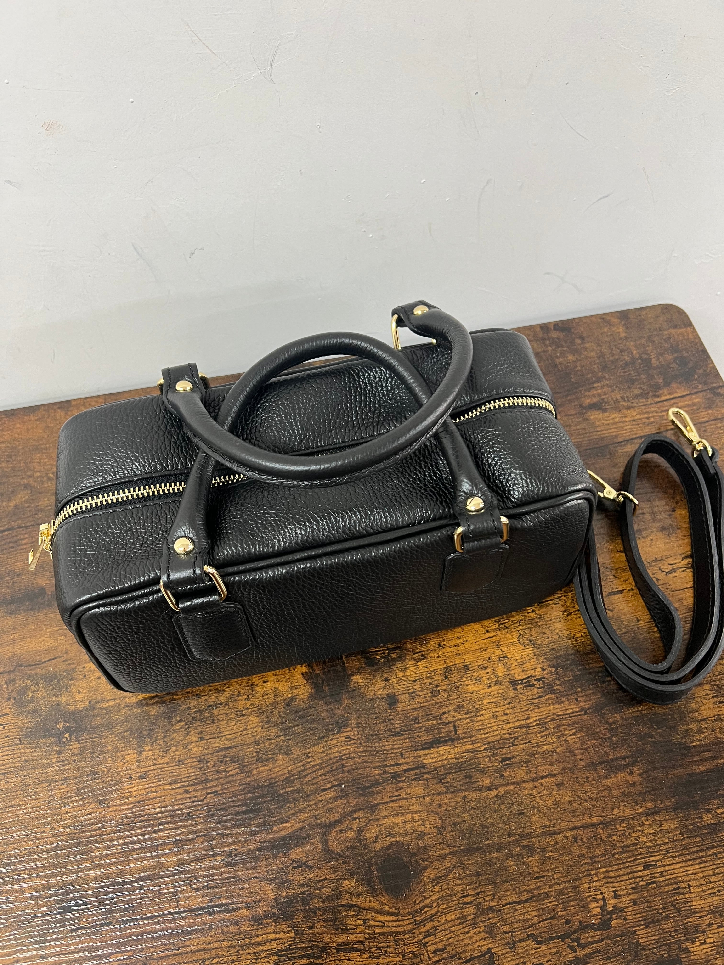 Bauletto rettangolare nero