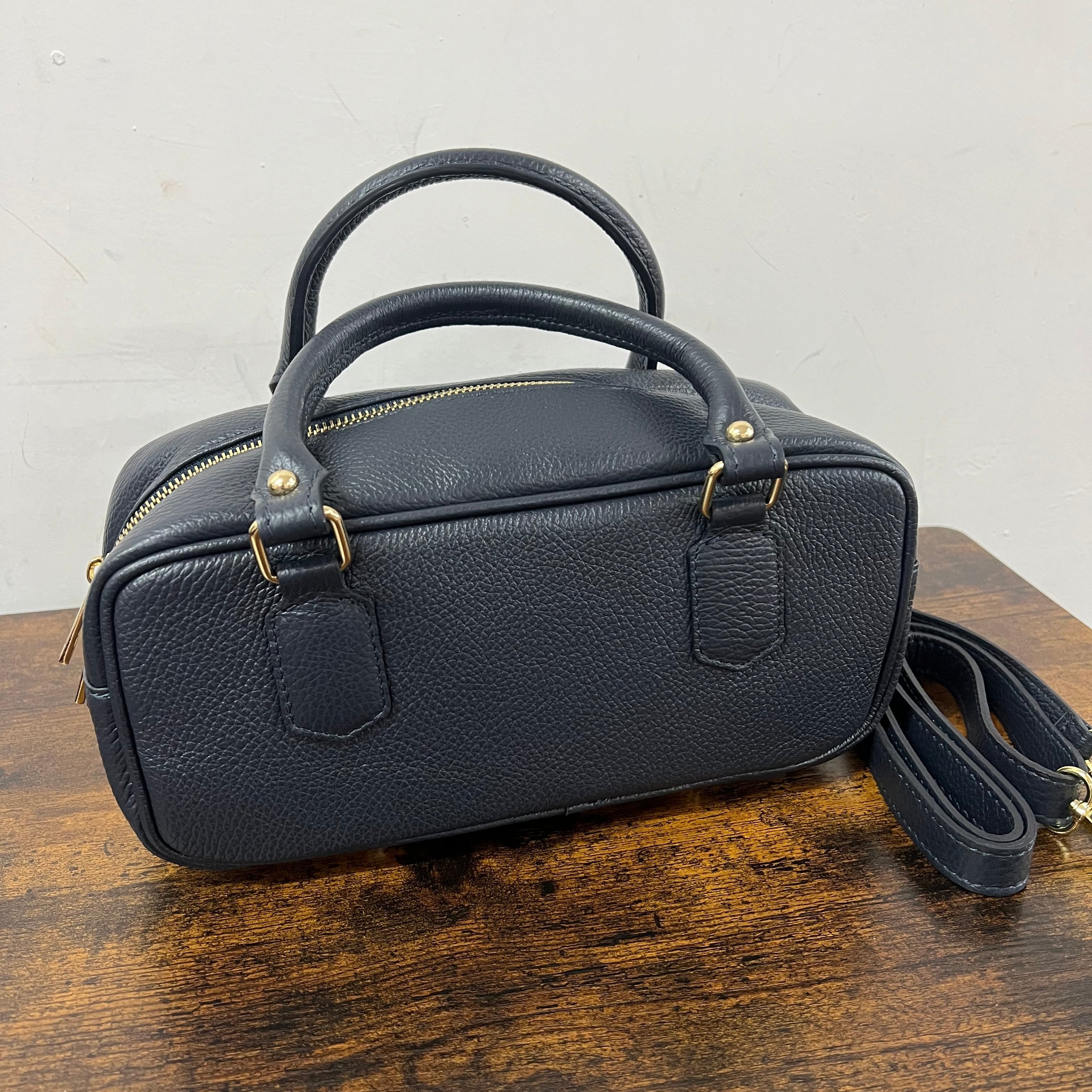 Bauletto rettangolare blu navy