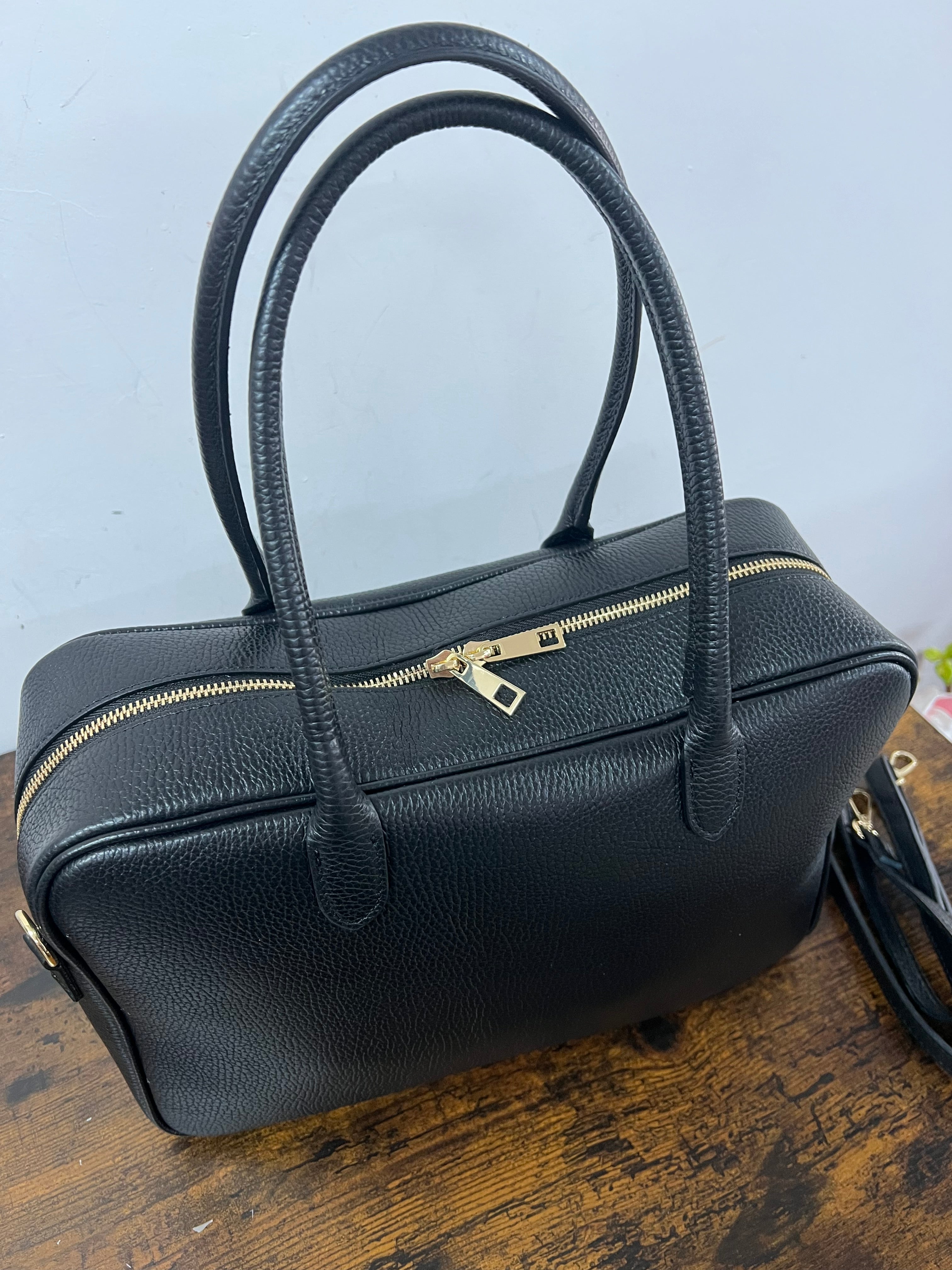 Maxi Star black briefcase