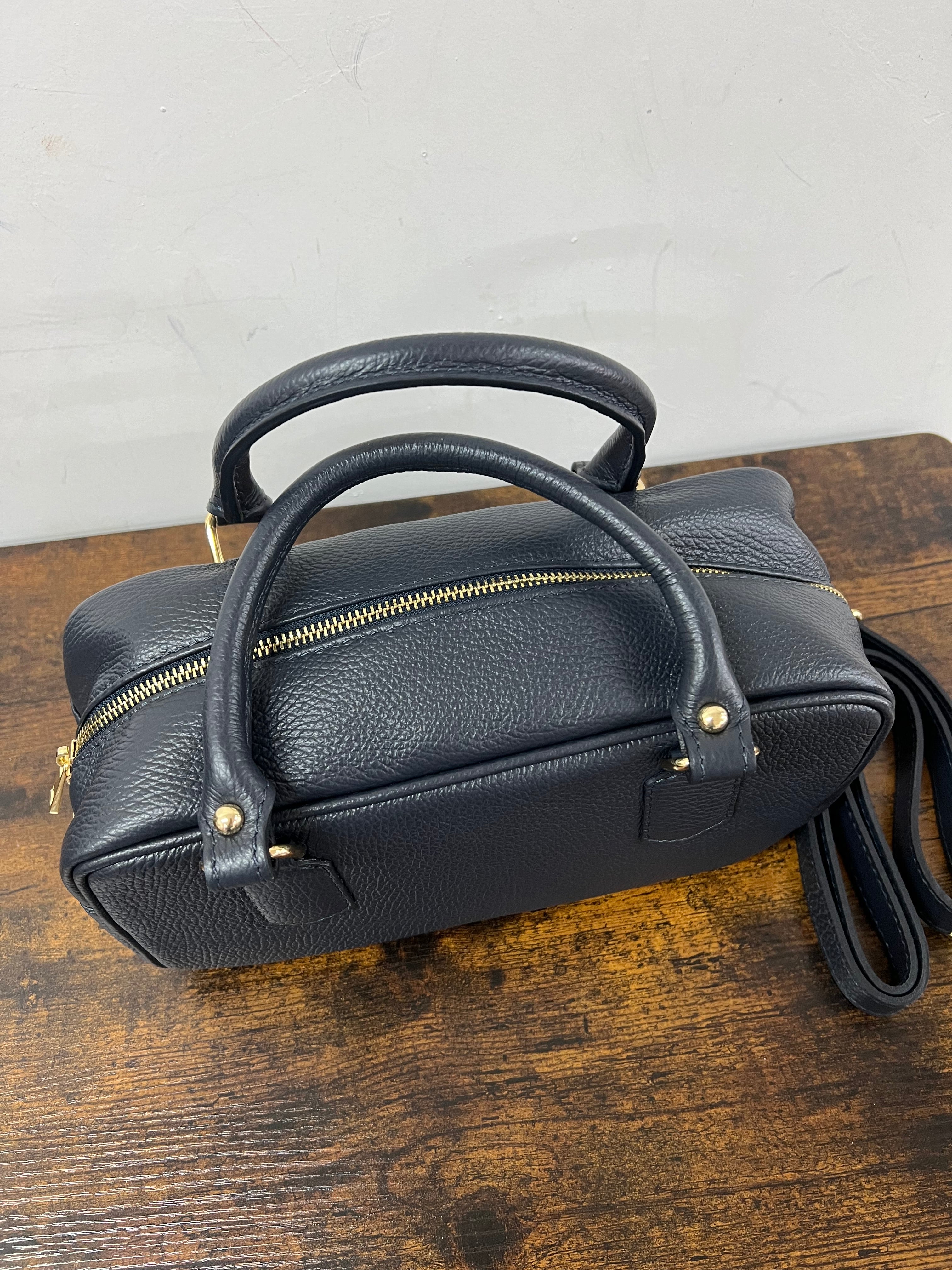 Bauletto rettangolare blu navy