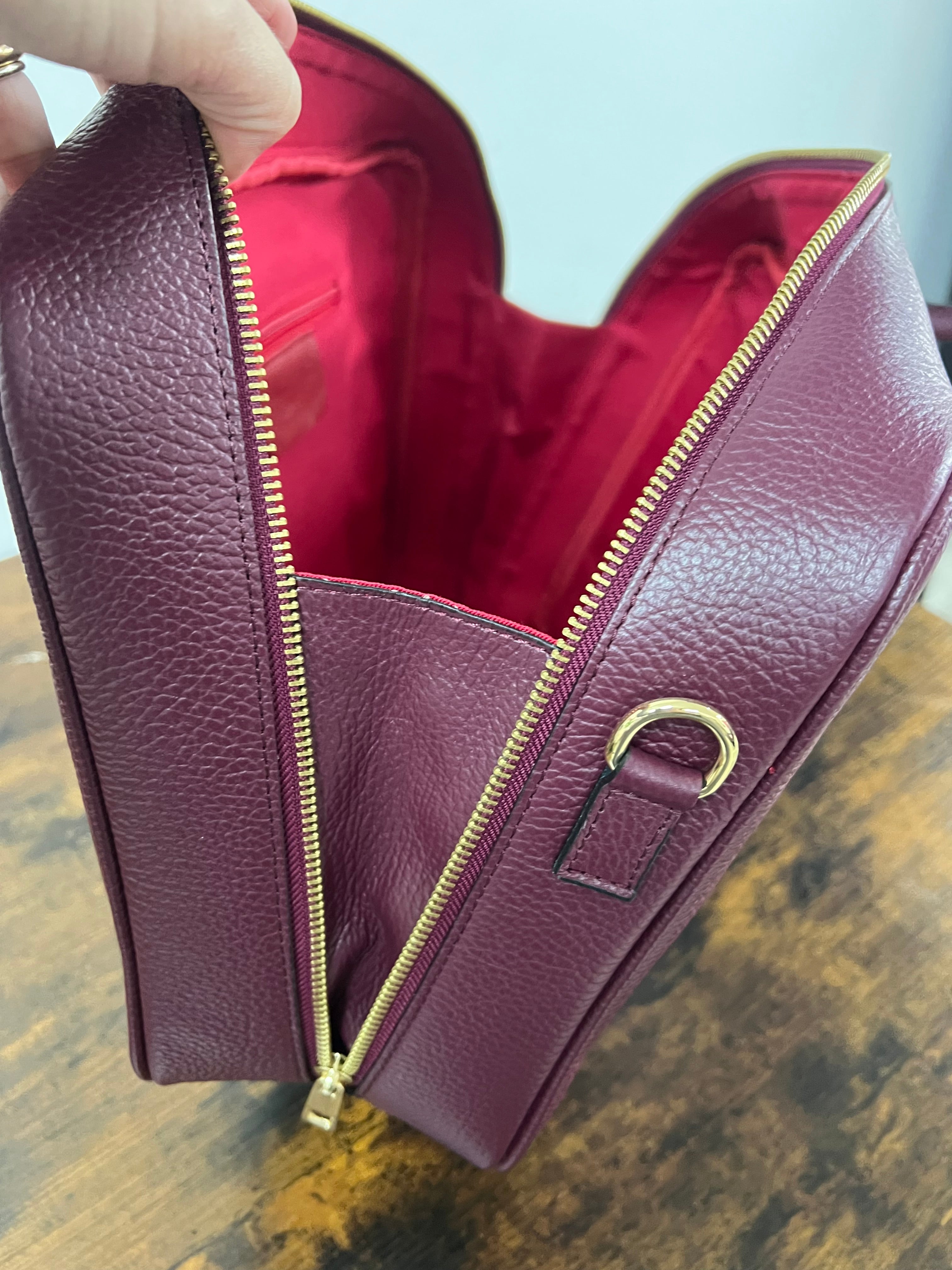 Maxi star bordeaux briefcase