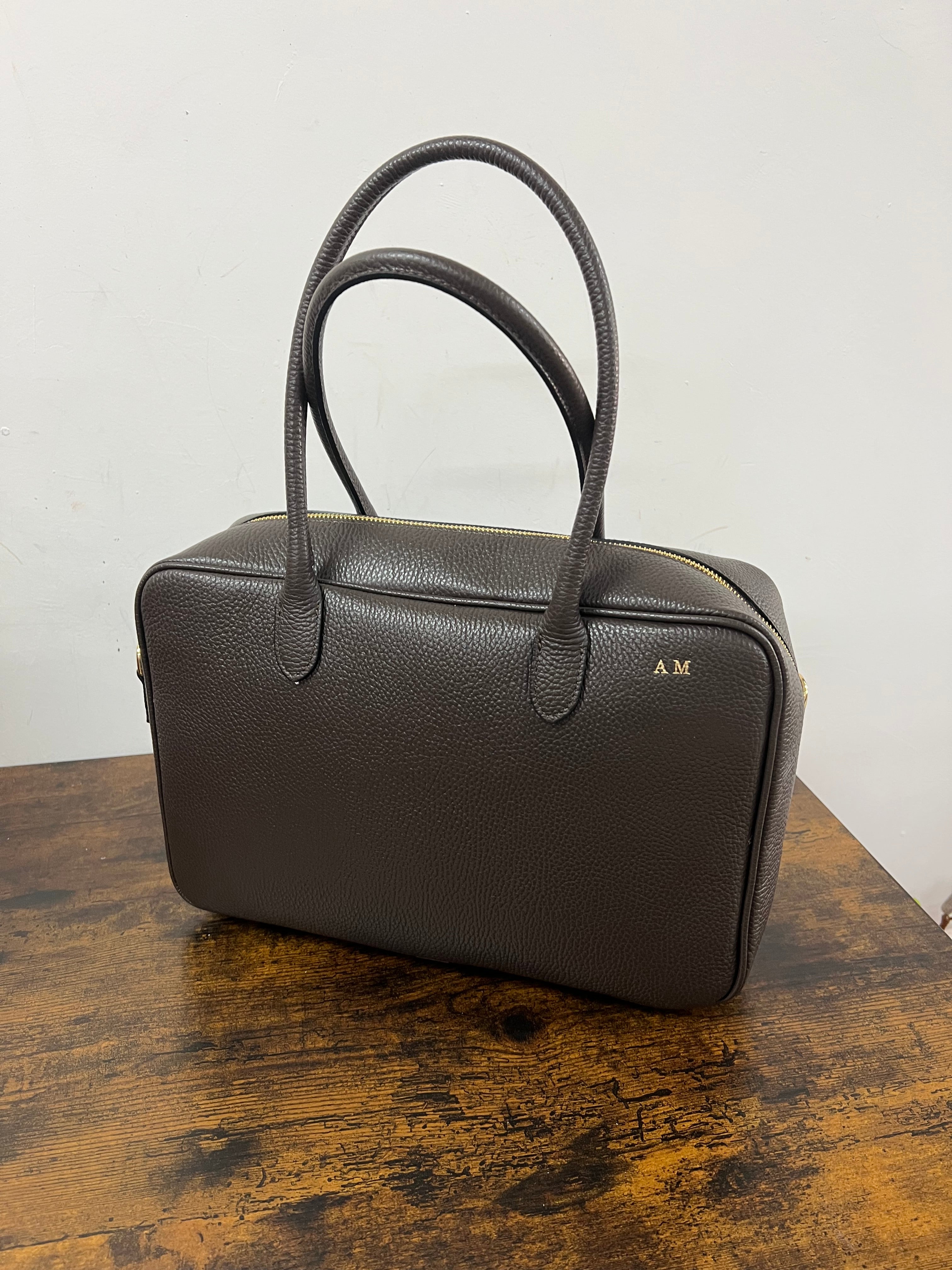 STAR maxi briefcase dark brown
