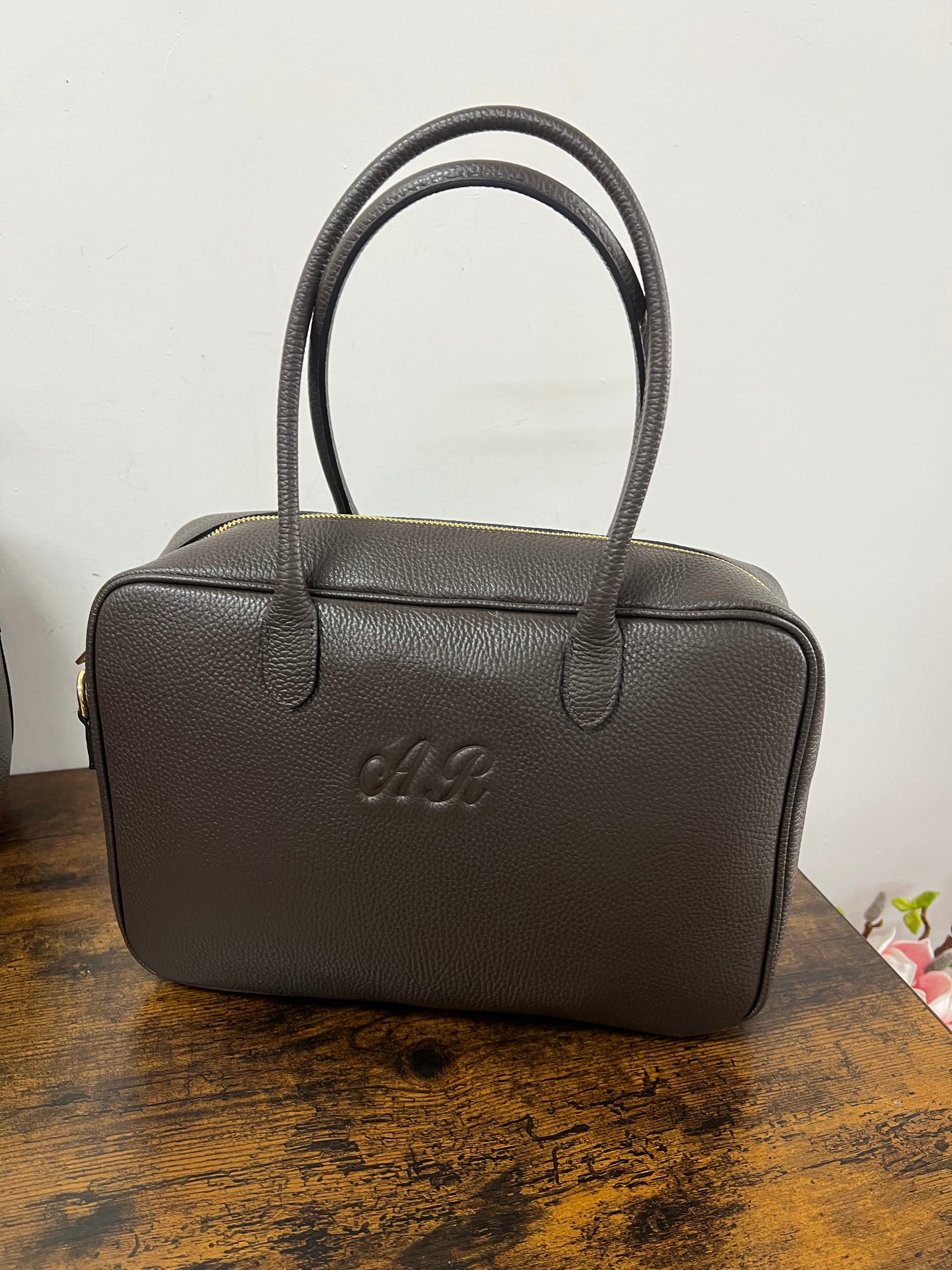 STAR maxi briefcase dark brown