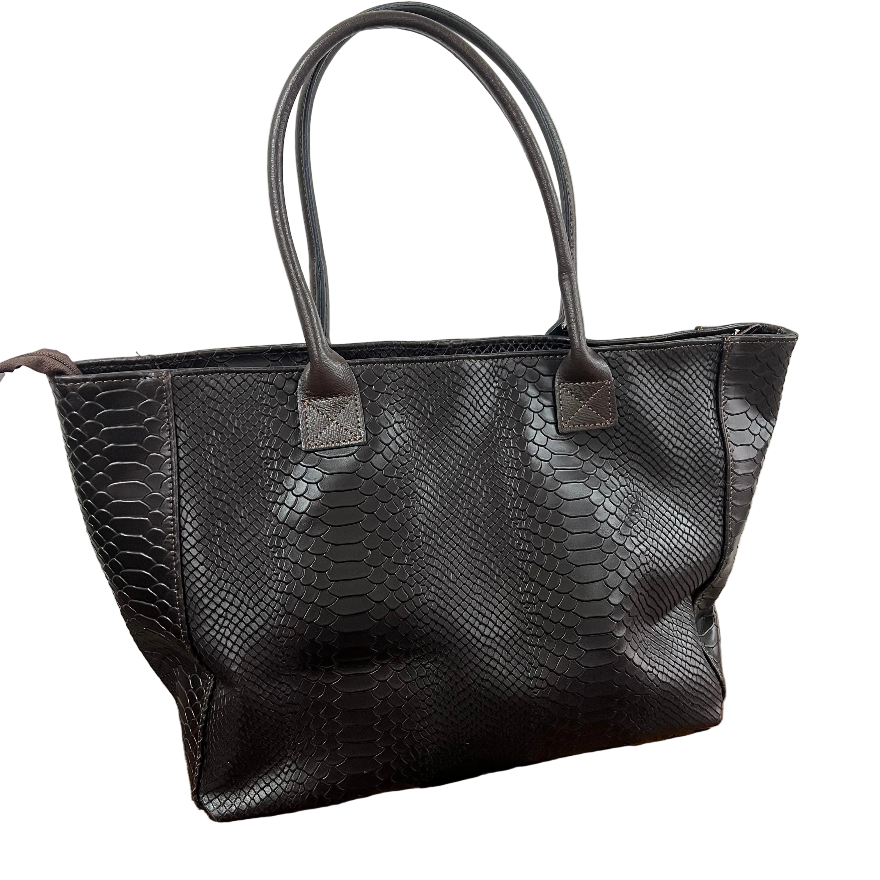 Tote bag cocco testa di moro