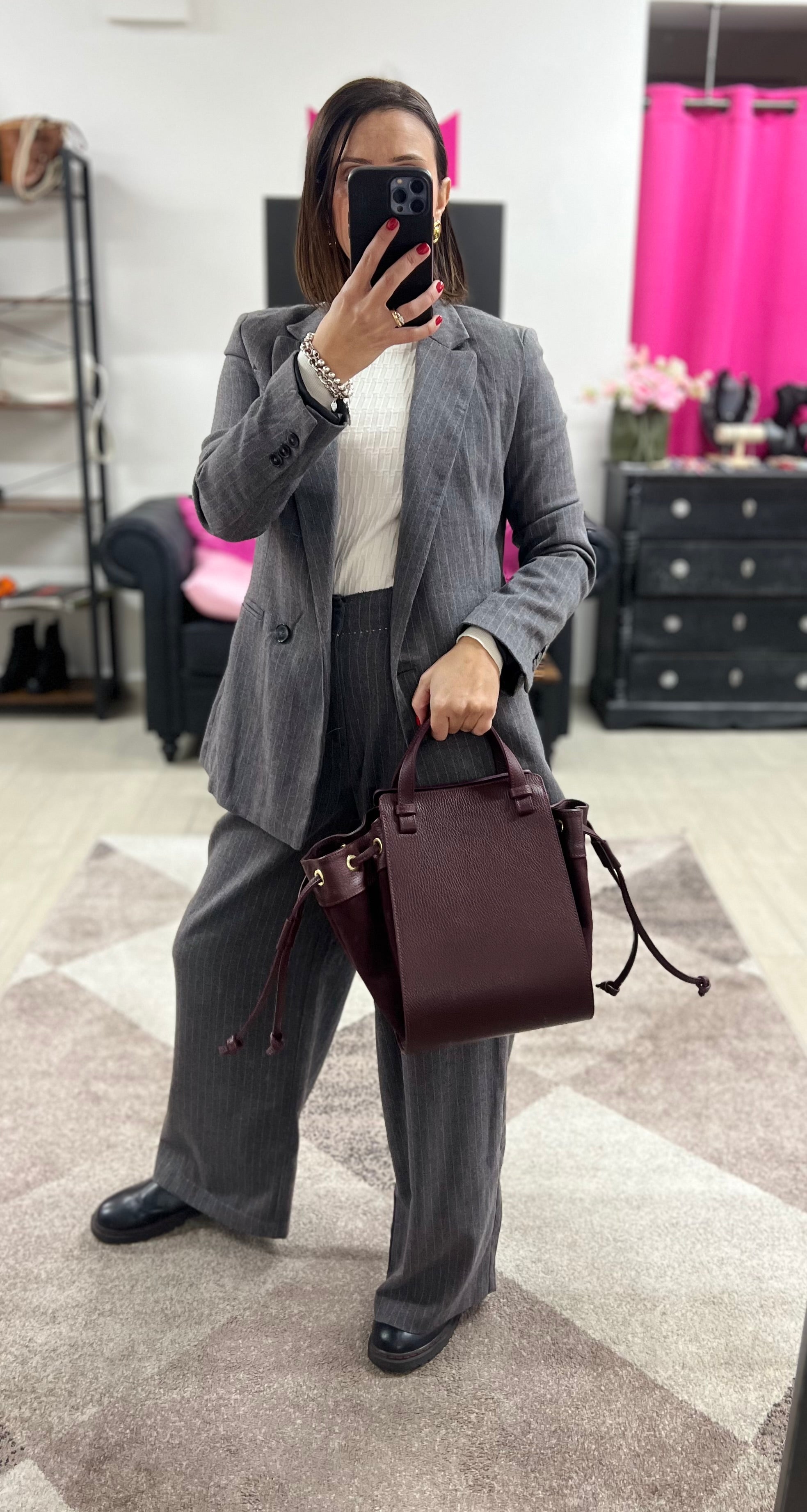 Tote Scarlett bordeaux